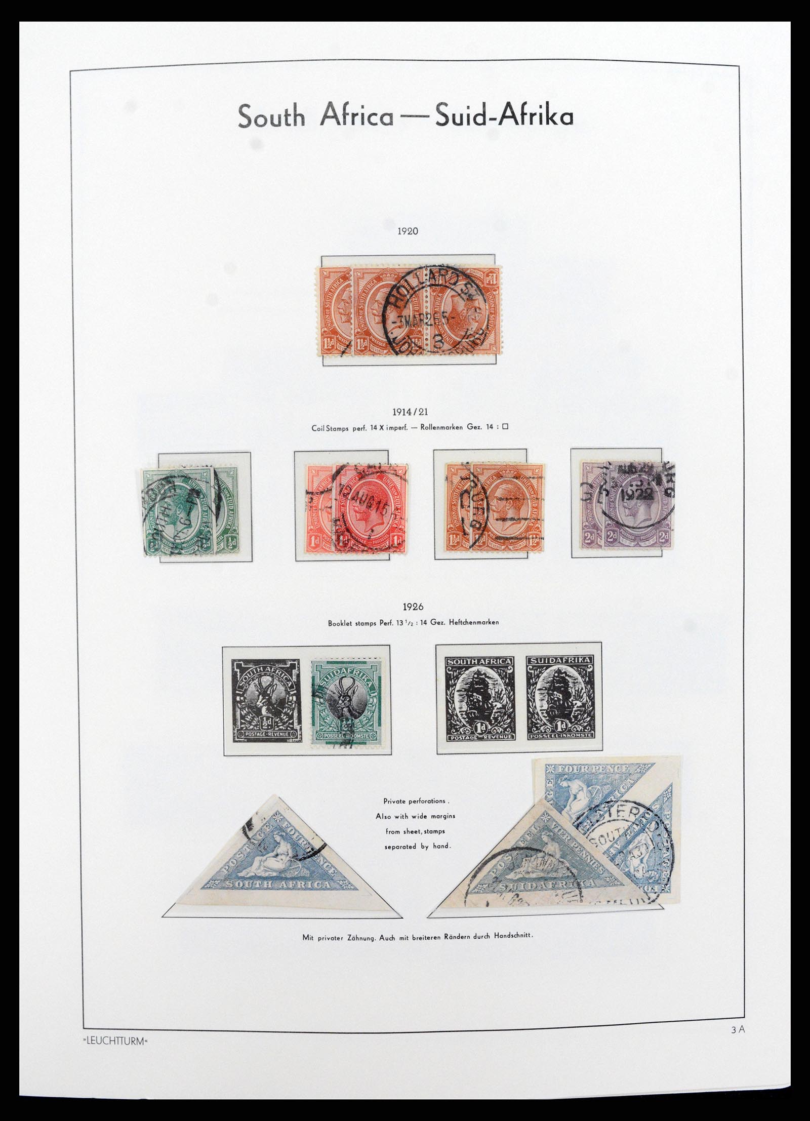 37622 005 - Postzegelverzameling 37622 Zuid Afrika 1910-1991.