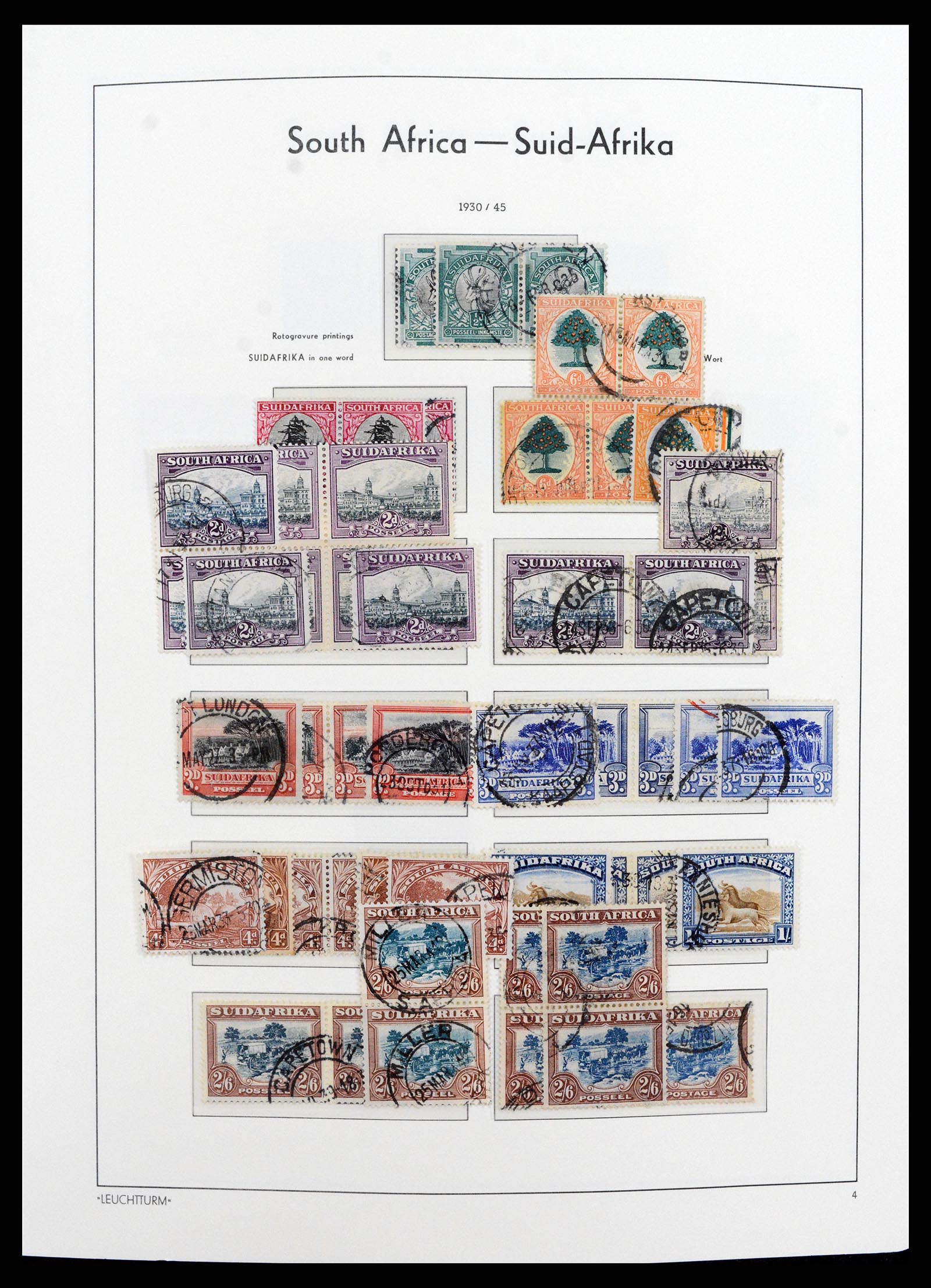 37622 006 - Postzegelverzameling 37622 Zuid Afrika 1910-1991.