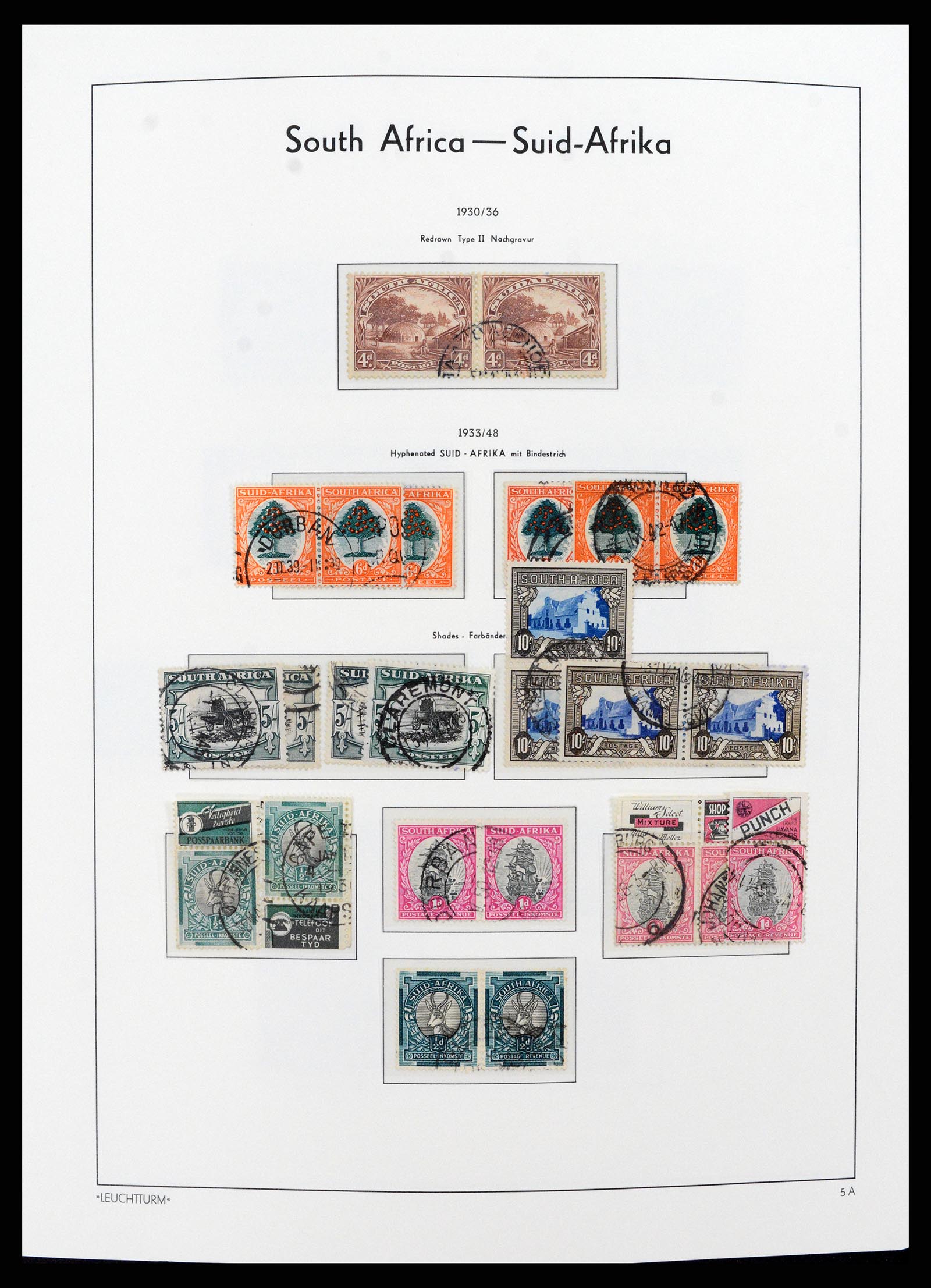 37622 008 - Postzegelverzameling 37622 Zuid Afrika 1910-1991.