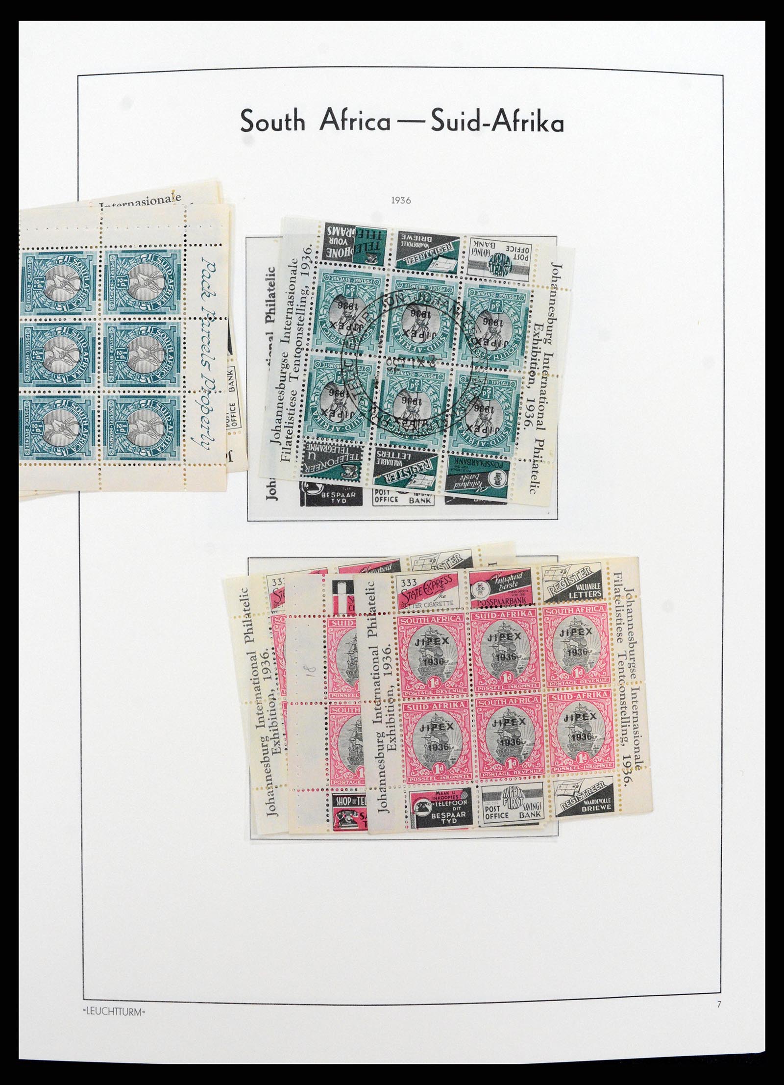 37622 010 - Postzegelverzameling 37622 Zuid Afrika 1910-1991.