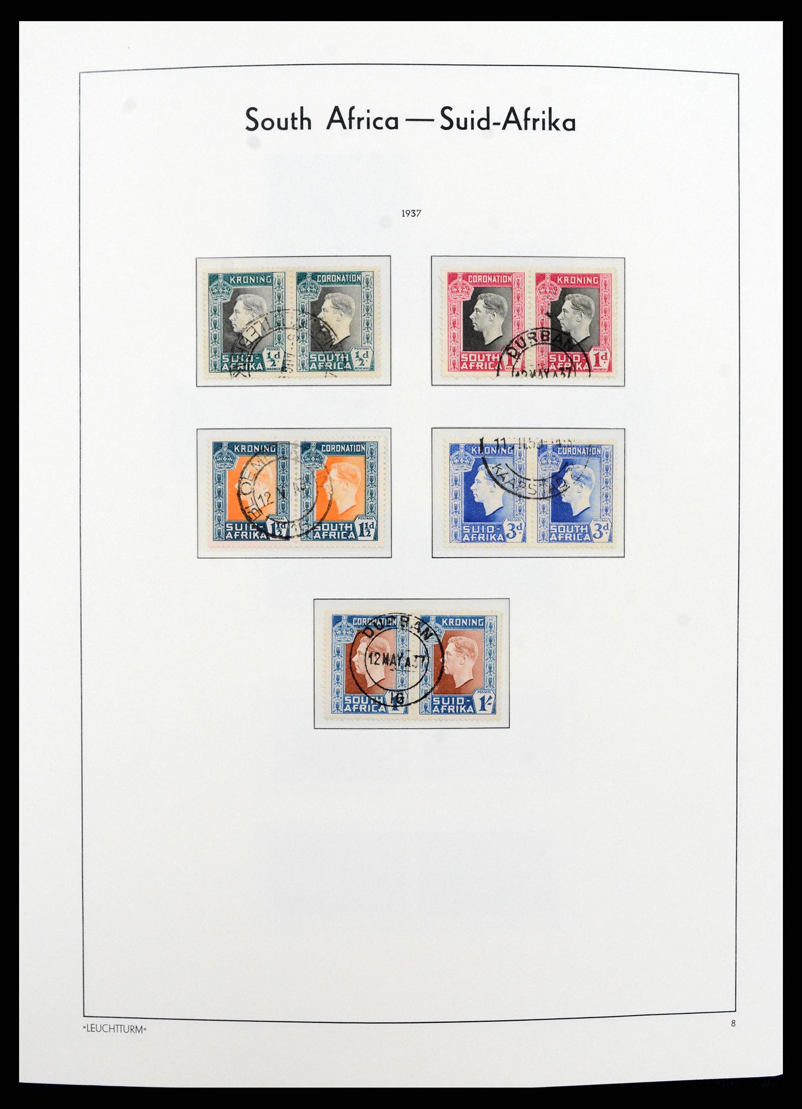 37622 011 - Postzegelverzameling 37622 Zuid Afrika 1910-1991.