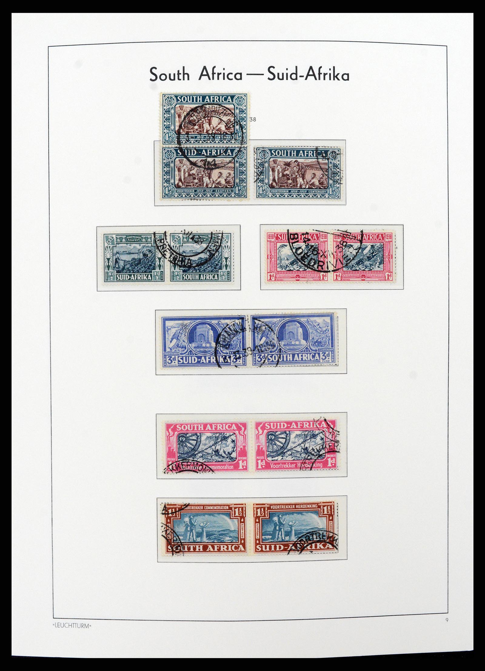 37622 012 - Postzegelverzameling 37622 Zuid Afrika 1910-1991.