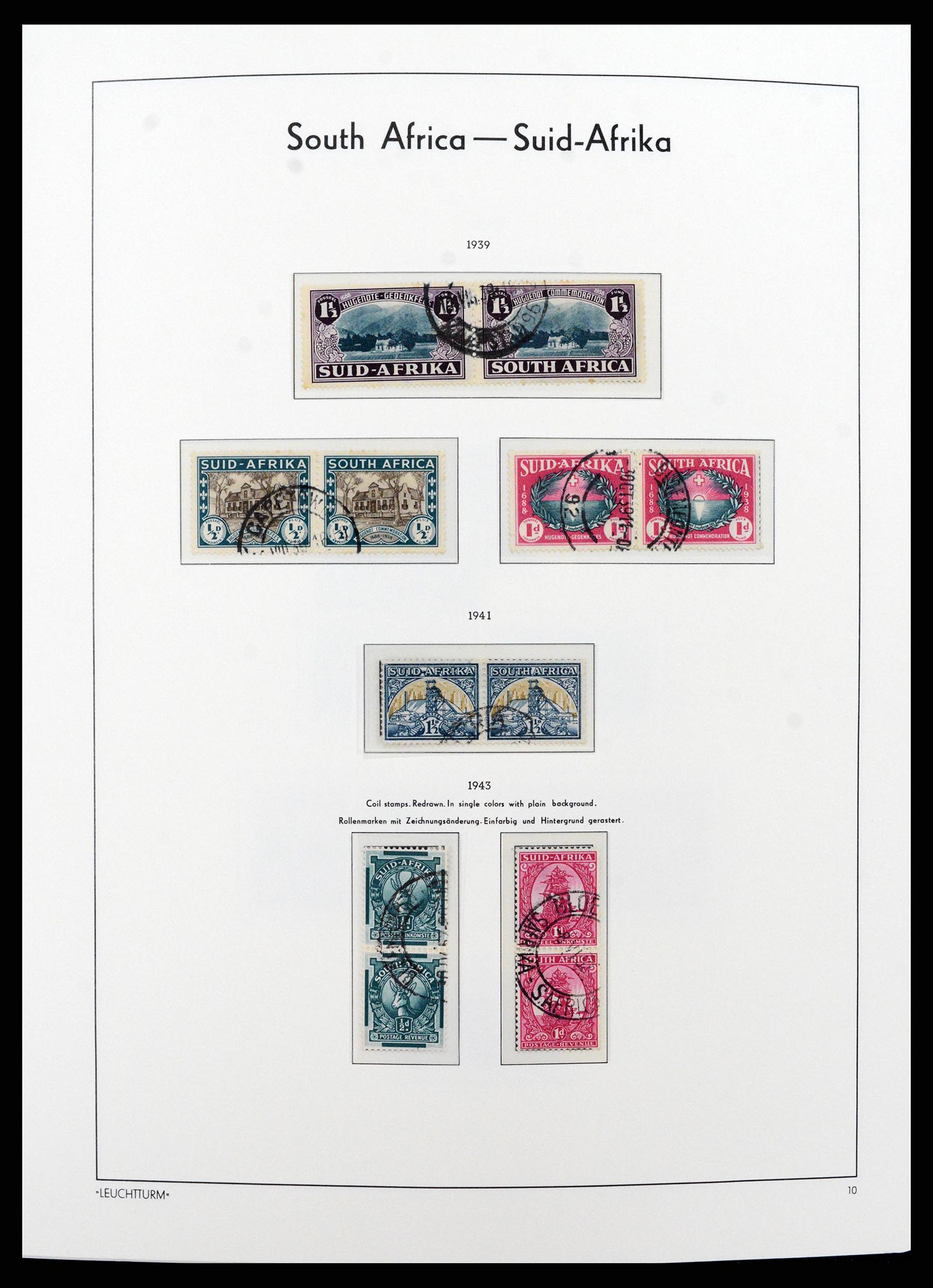 37622 014 - Postzegelverzameling 37622 Zuid Afrika 1910-1991.