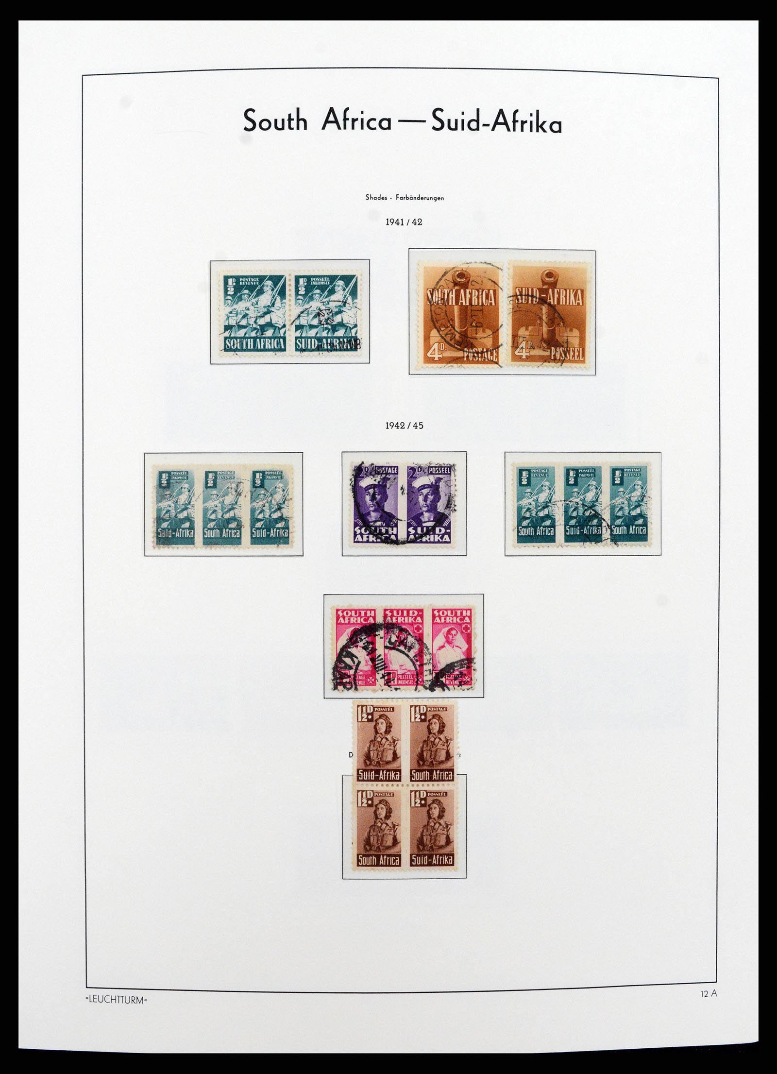 37622 016 - Postzegelverzameling 37622 Zuid Afrika 1910-1991.