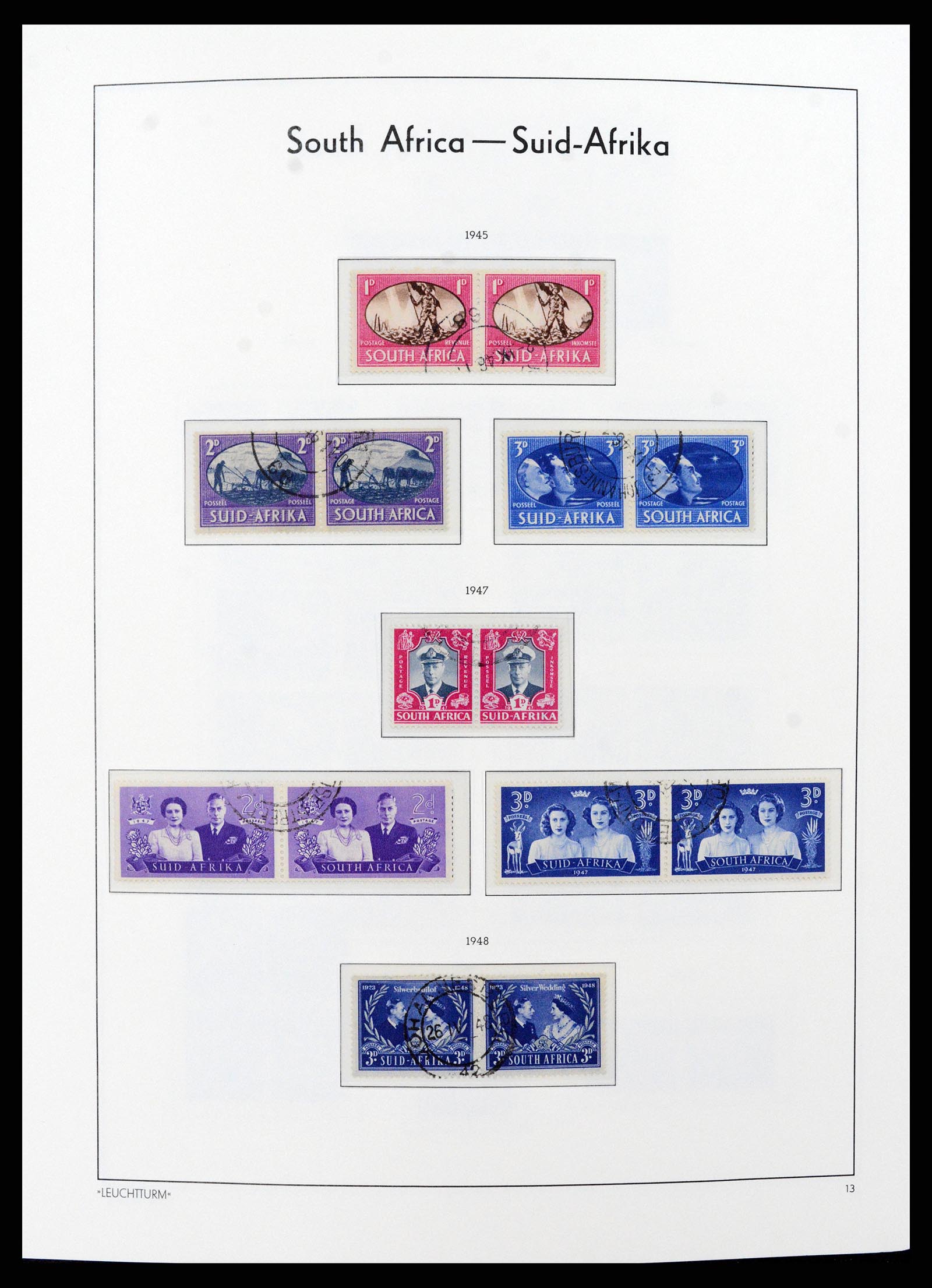 37622 017 - Postzegelverzameling 37622 Zuid Afrika 1910-1991.