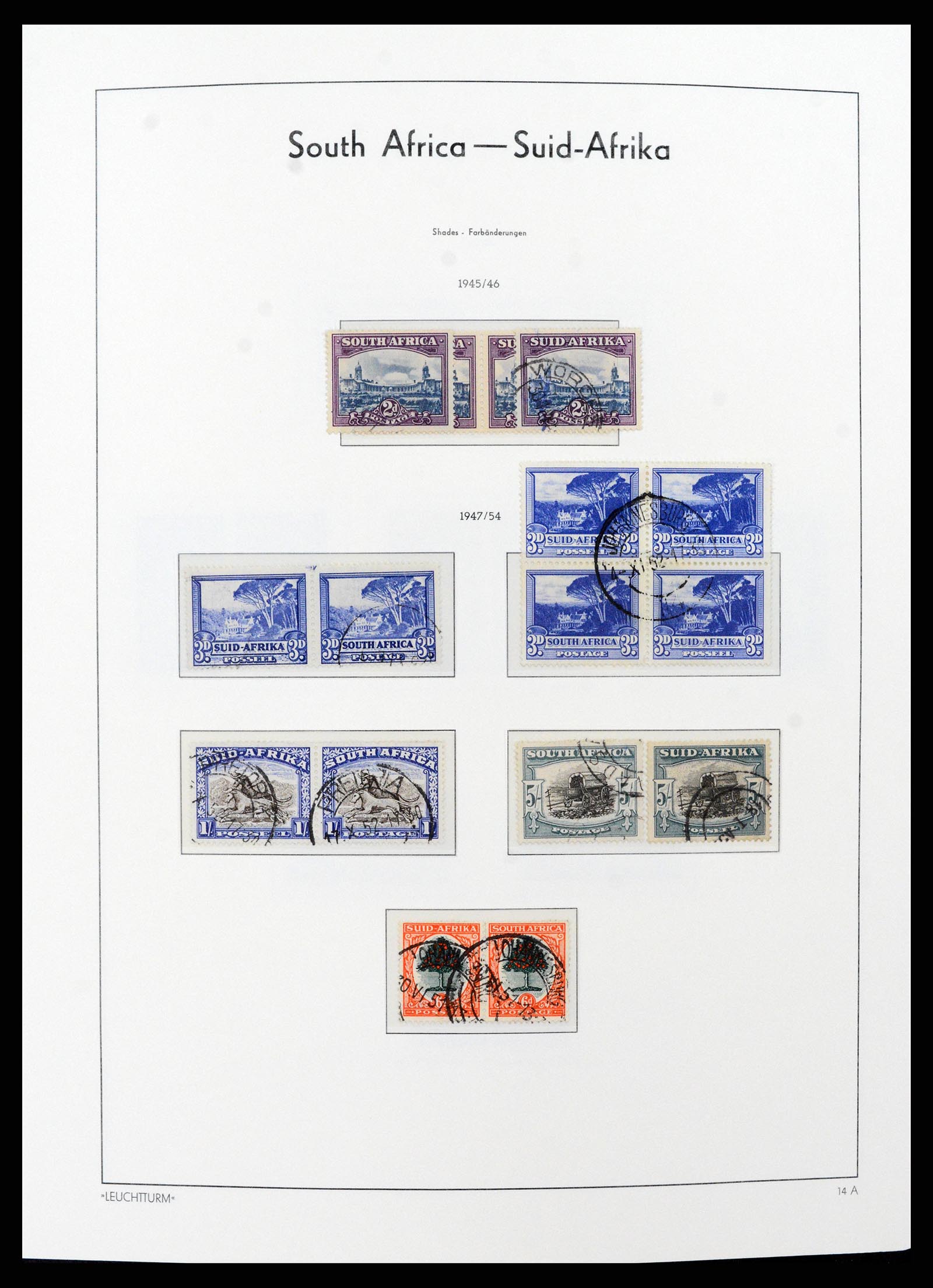 37622 019 - Postzegelverzameling 37622 Zuid Afrika 1910-1991.