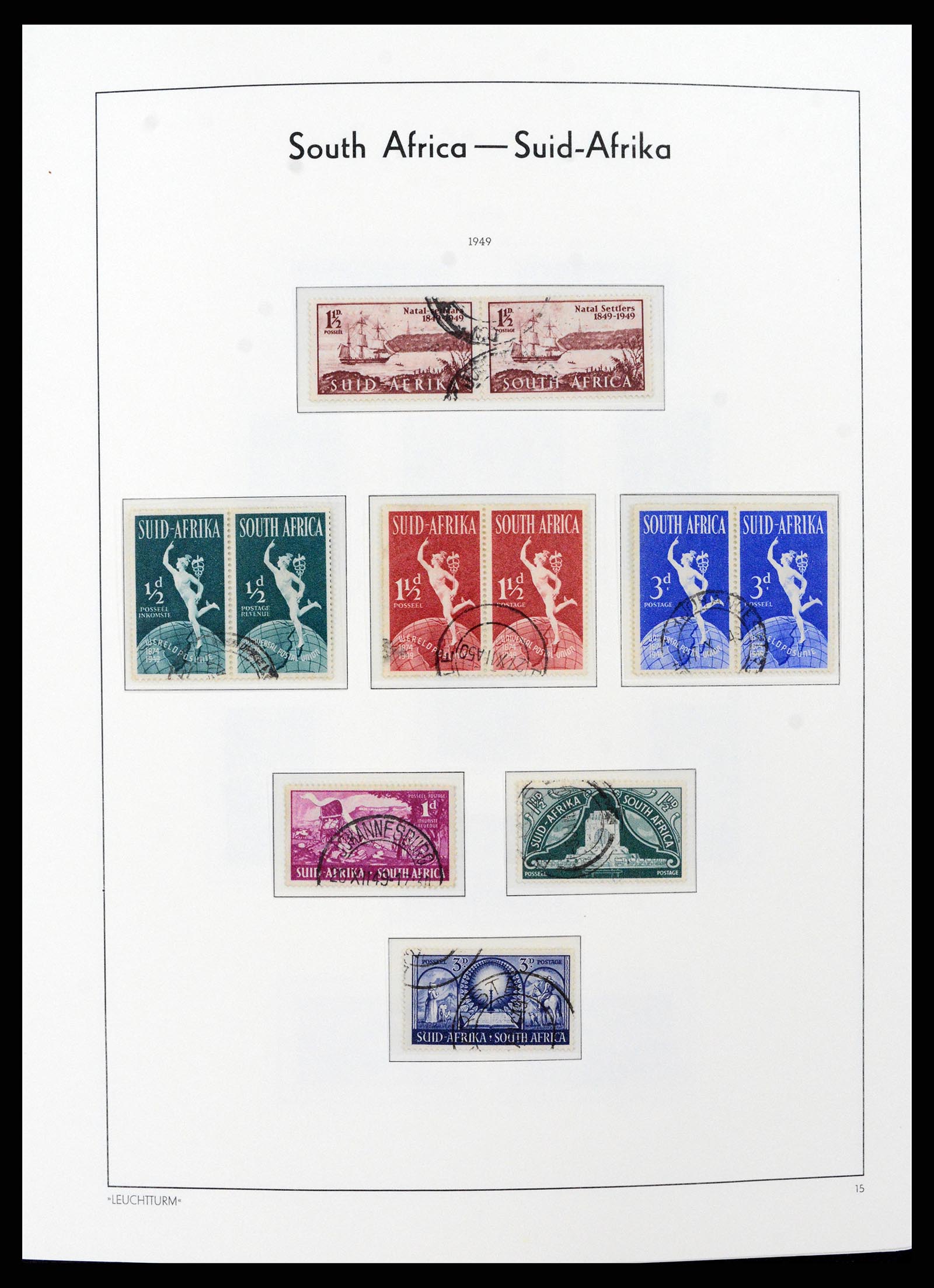 37622 020 - Postzegelverzameling 37622 Zuid Afrika 1910-1991.