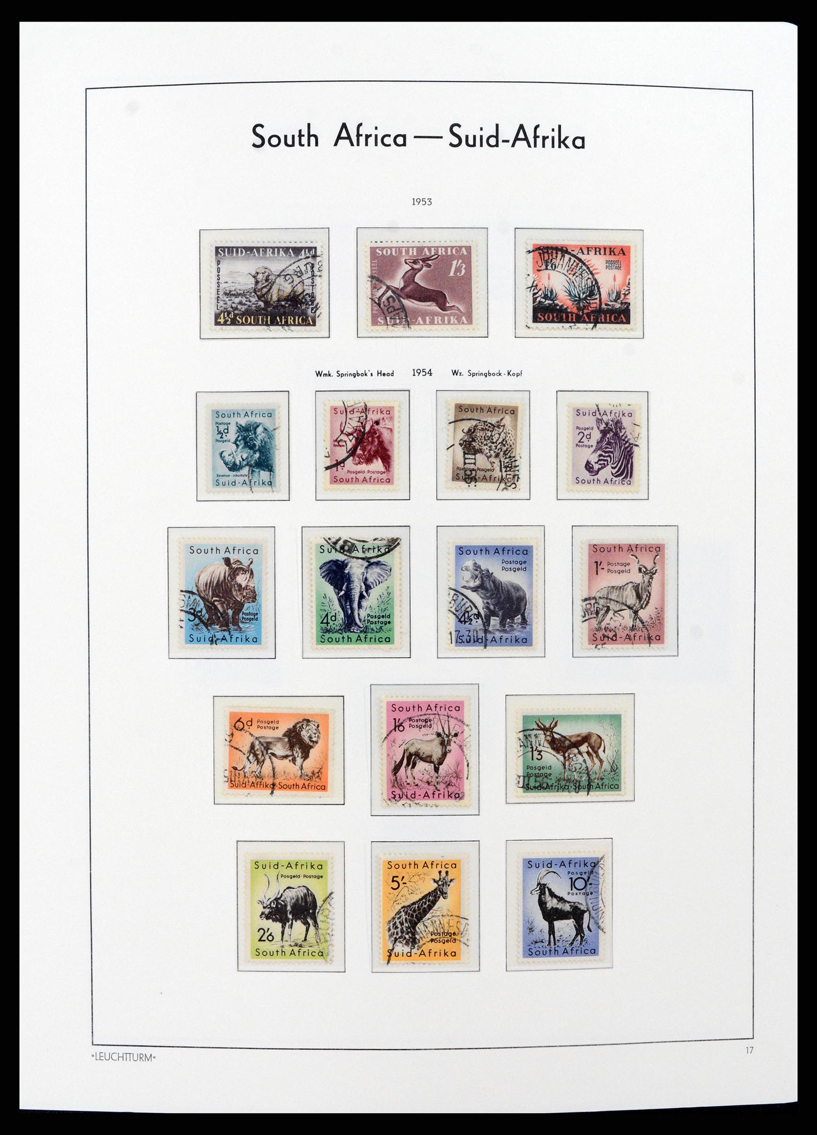 37622 022 - Postzegelverzameling 37622 Zuid Afrika 1910-1991.