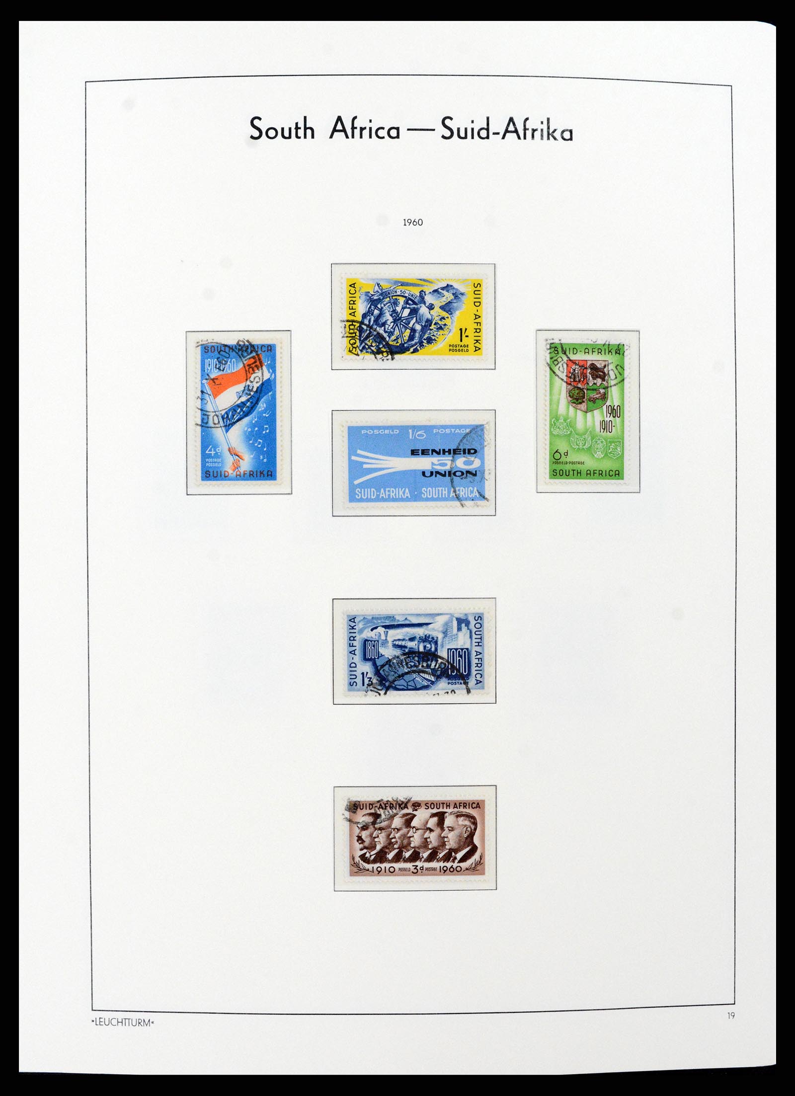 37622 024 - Postzegelverzameling 37622 Zuid Afrika 1910-1991.