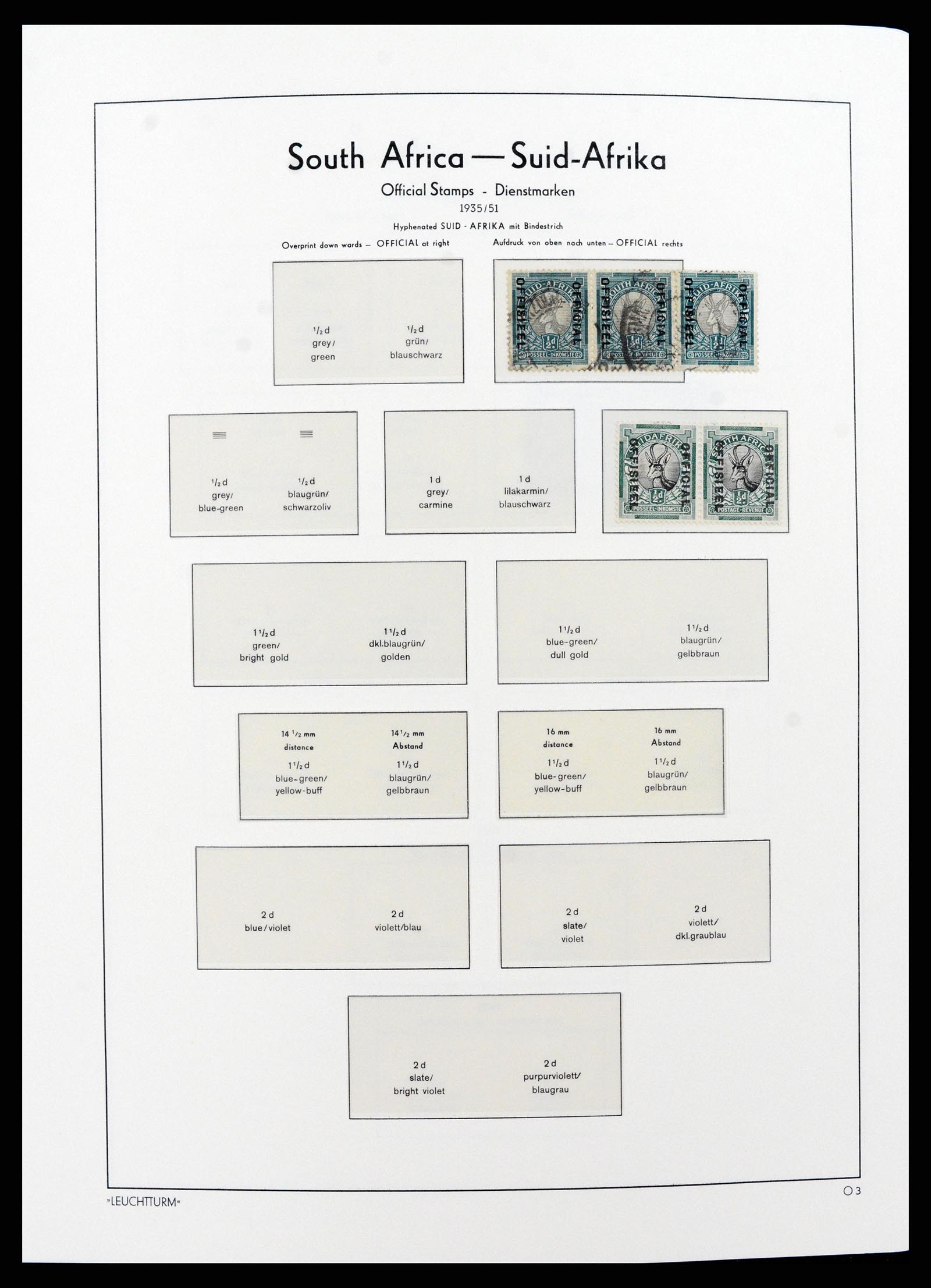 37622 027 - Postzegelverzameling 37622 Zuid Afrika 1910-1991.