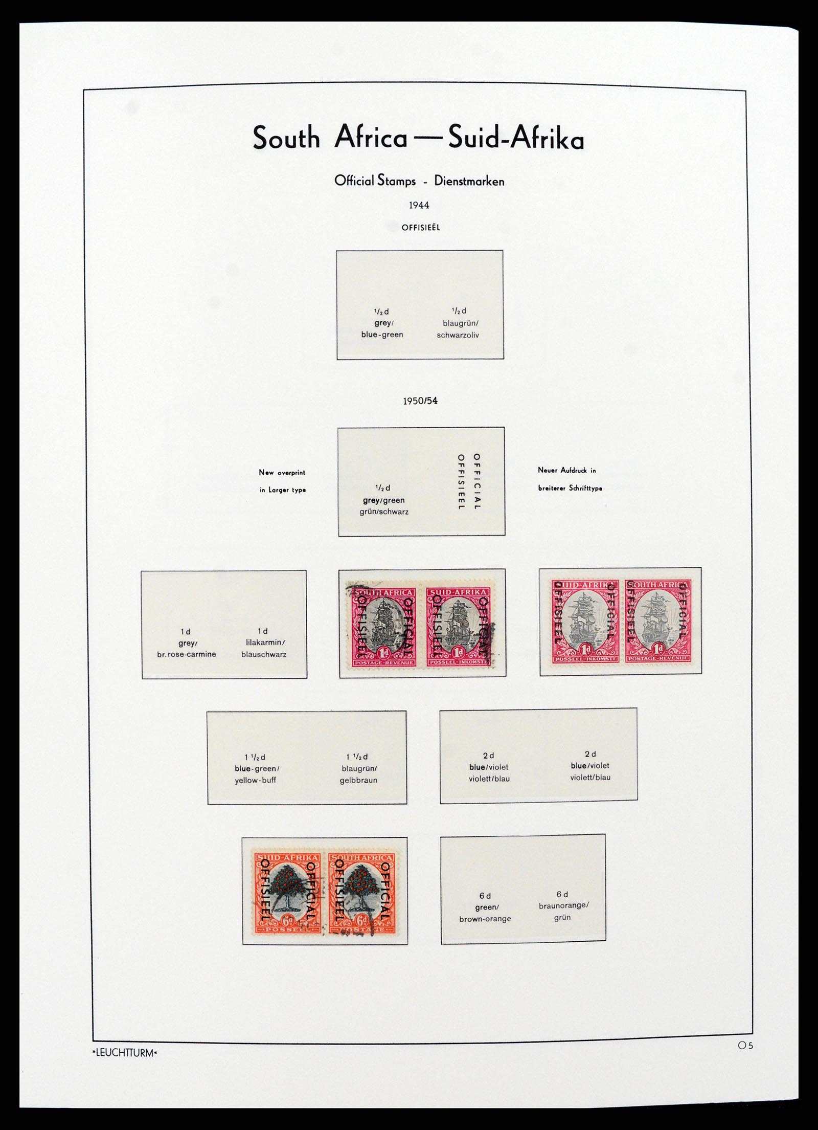 37622 029 - Postzegelverzameling 37622 Zuid Afrika 1910-1991.