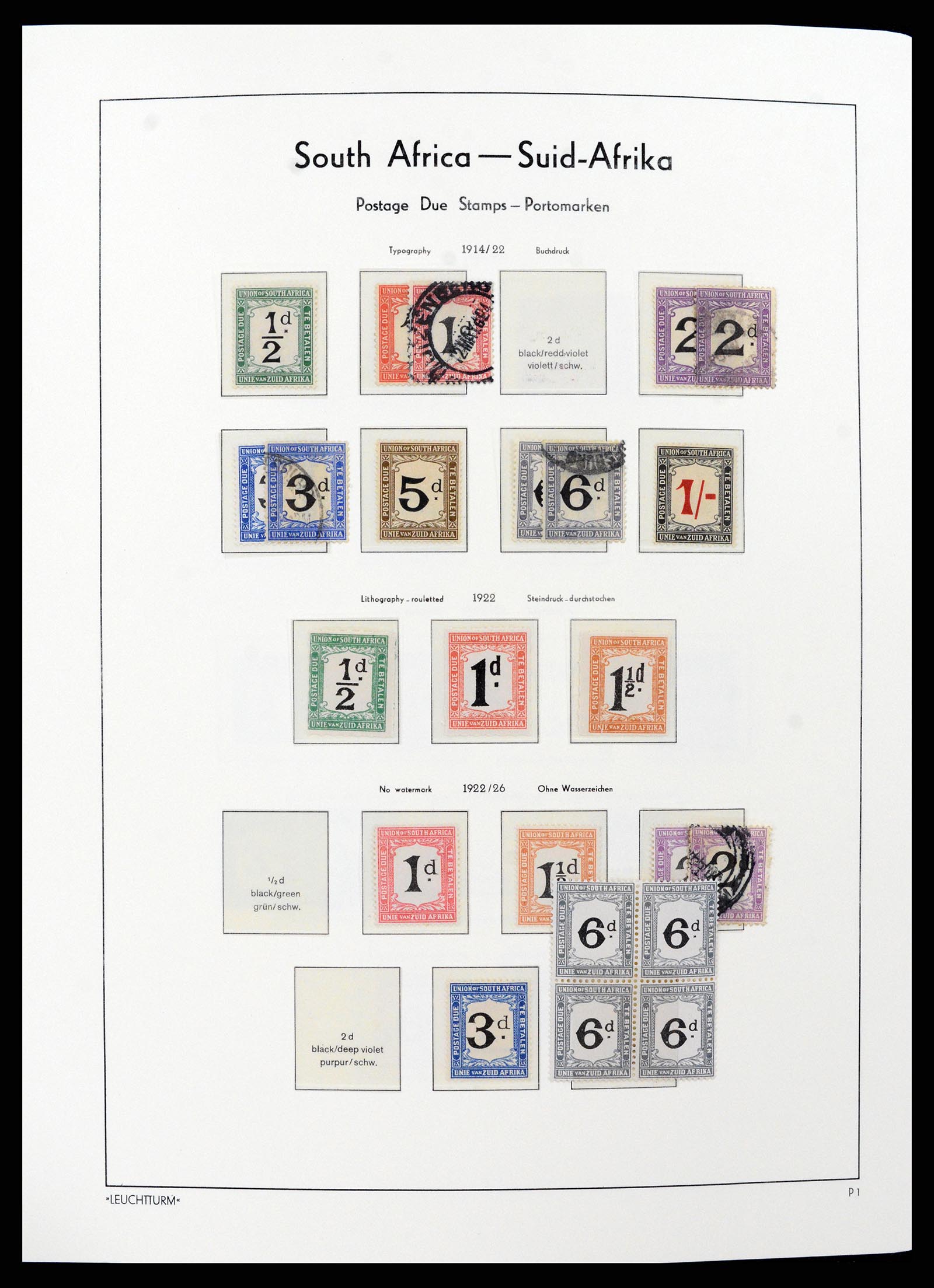 37622 030 - Postzegelverzameling 37622 Zuid Afrika 1910-1991.