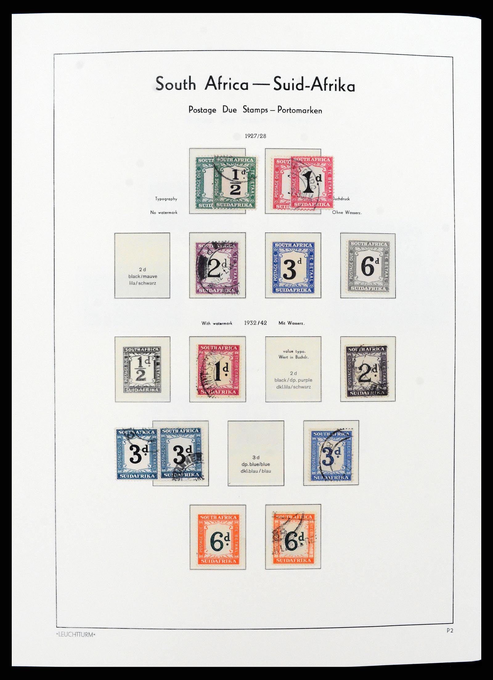 37622 031 - Postzegelverzameling 37622 Zuid Afrika 1910-1991.