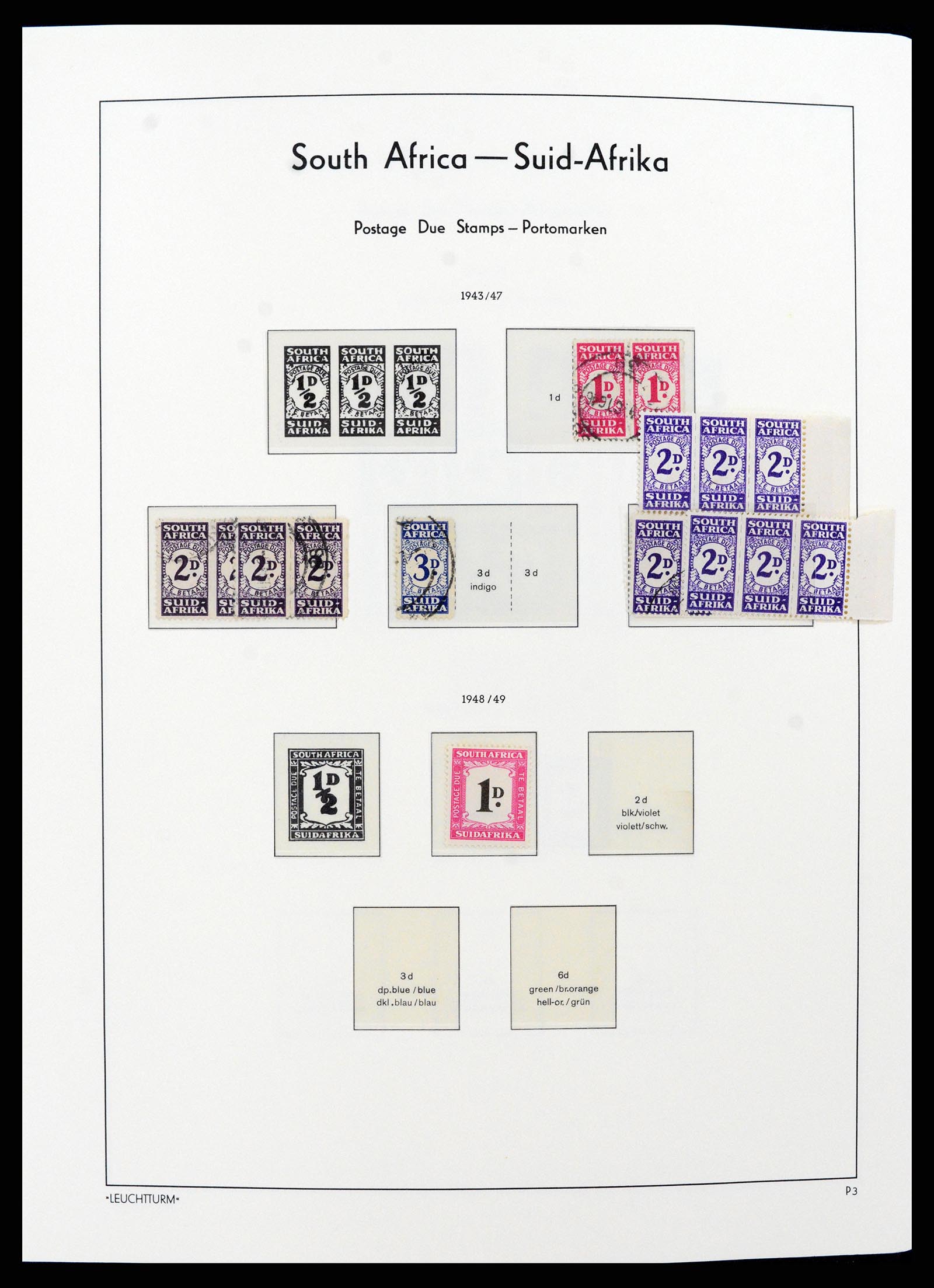 37622 032 - Postzegelverzameling 37622 Zuid Afrika 1910-1991.