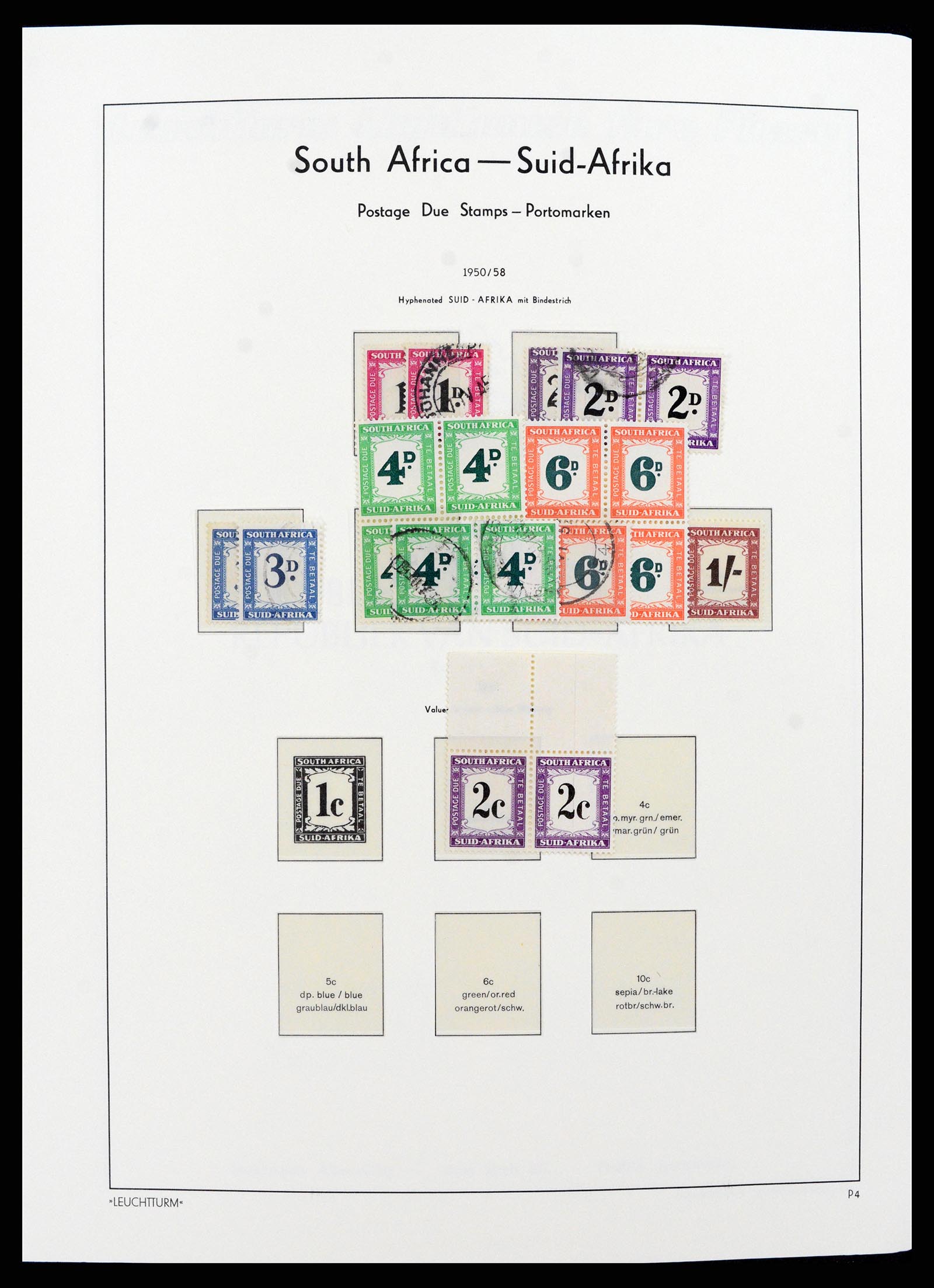 37622 033 - Postzegelverzameling 37622 Zuid Afrika 1910-1991.