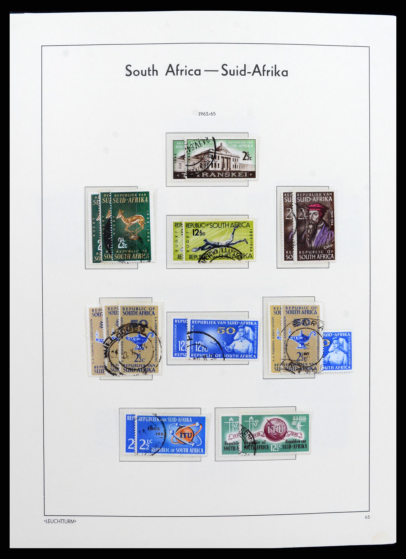 37622 040 - Postzegelverzameling 37622 Zuid Afrika 1910-1991.