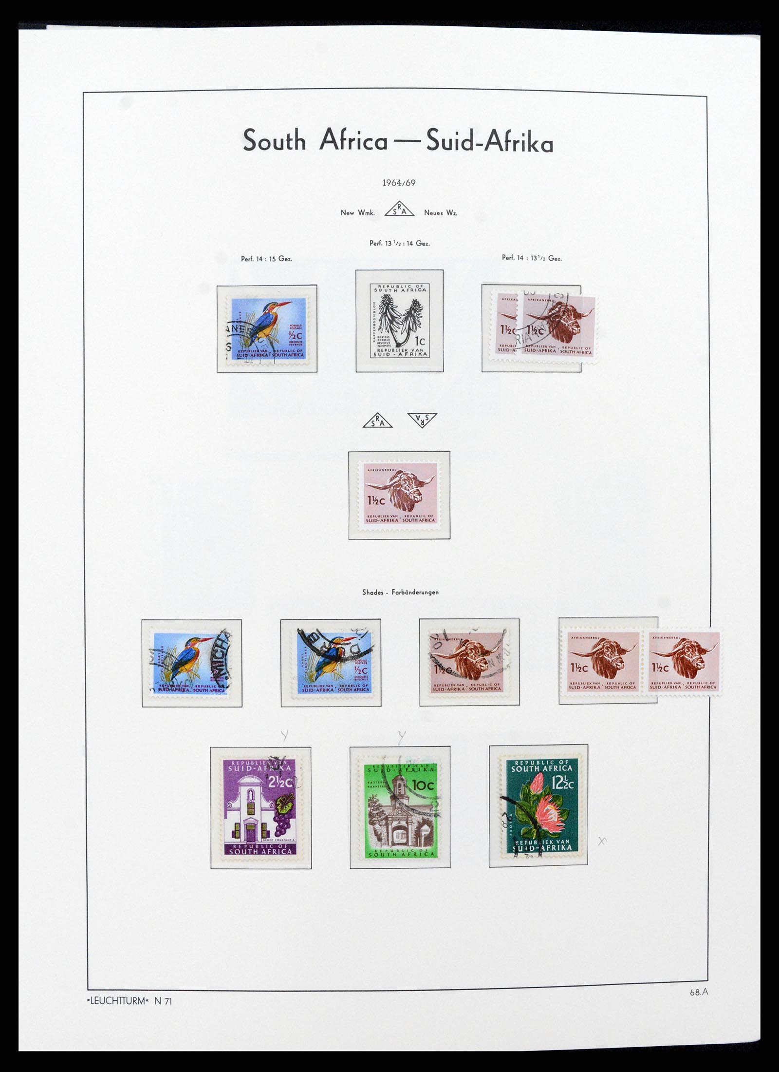 37622 045 - Postzegelverzameling 37622 Zuid Afrika 1910-1991.