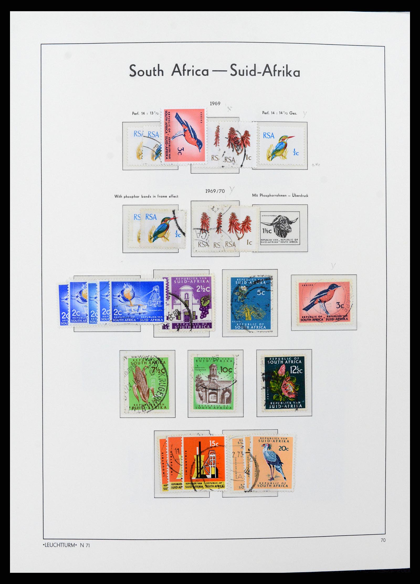 37622 047 - Postzegelverzameling 37622 Zuid Afrika 1910-1991.