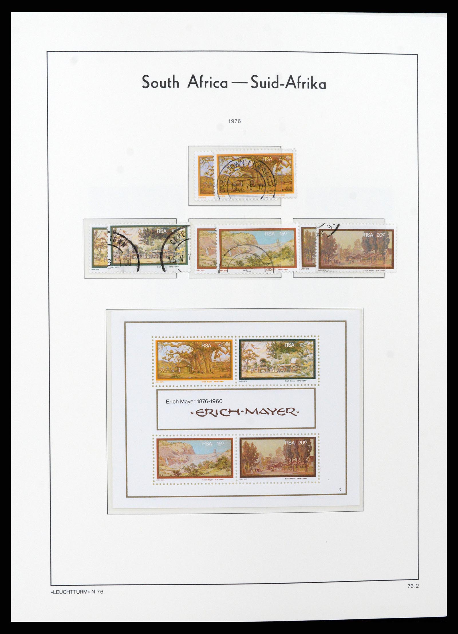 37622 057 - Postzegelverzameling 37622 Zuid Afrika 1910-1991.