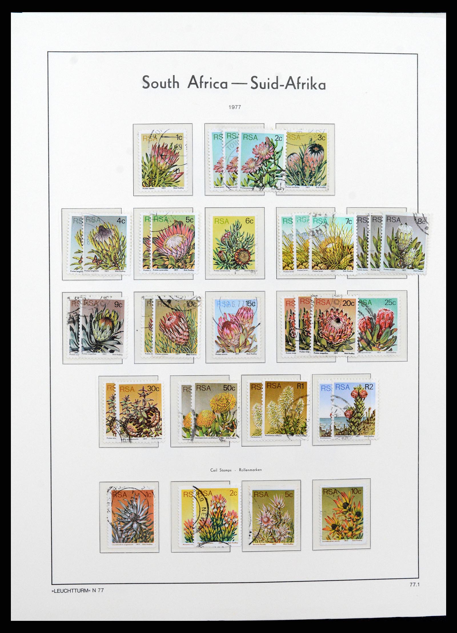 37622 059 - Postzegelverzameling 37622 Zuid Afrika 1910-1991.