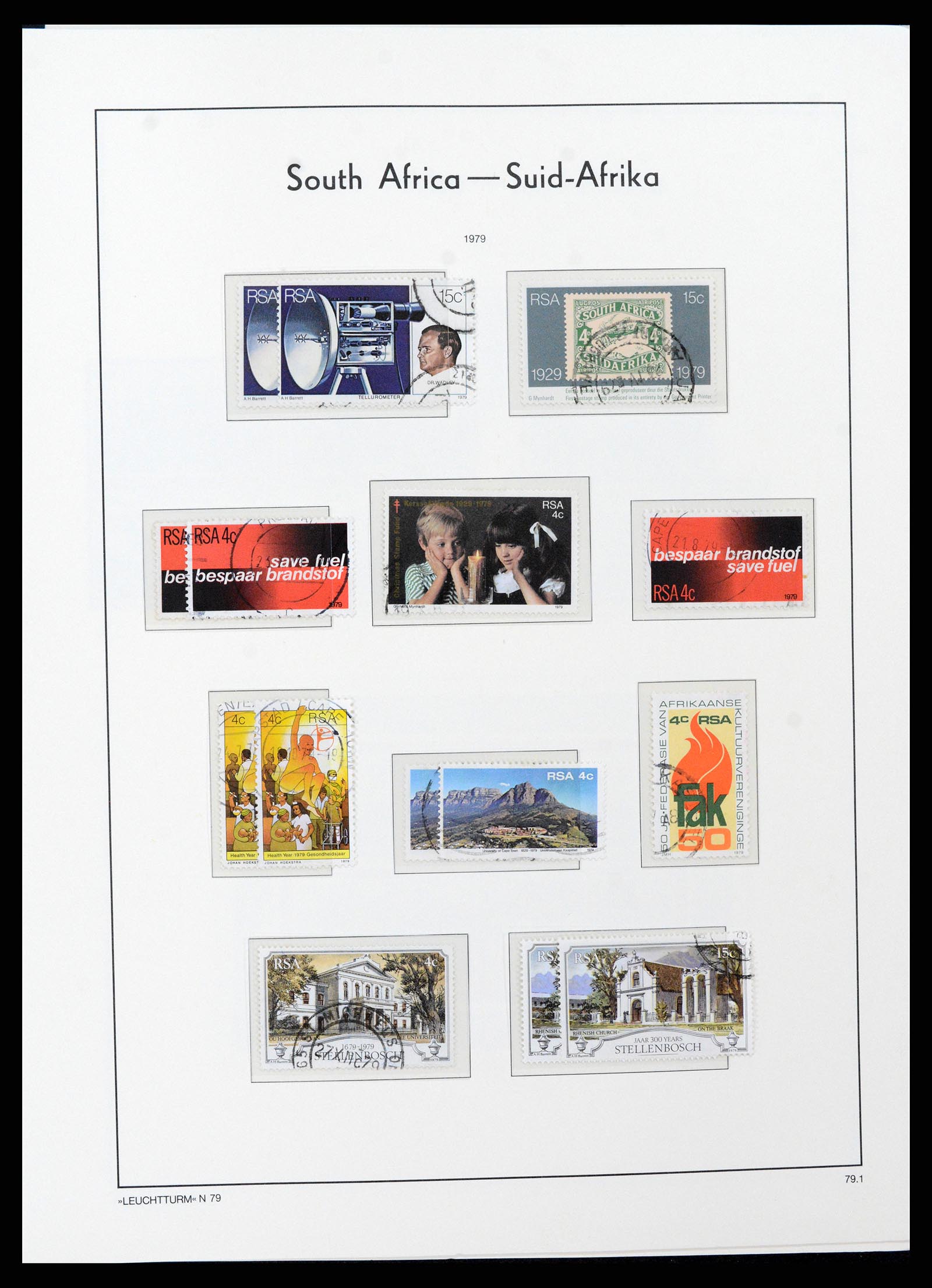 37622 065 - Postzegelverzameling 37622 Zuid Afrika 1910-1991.