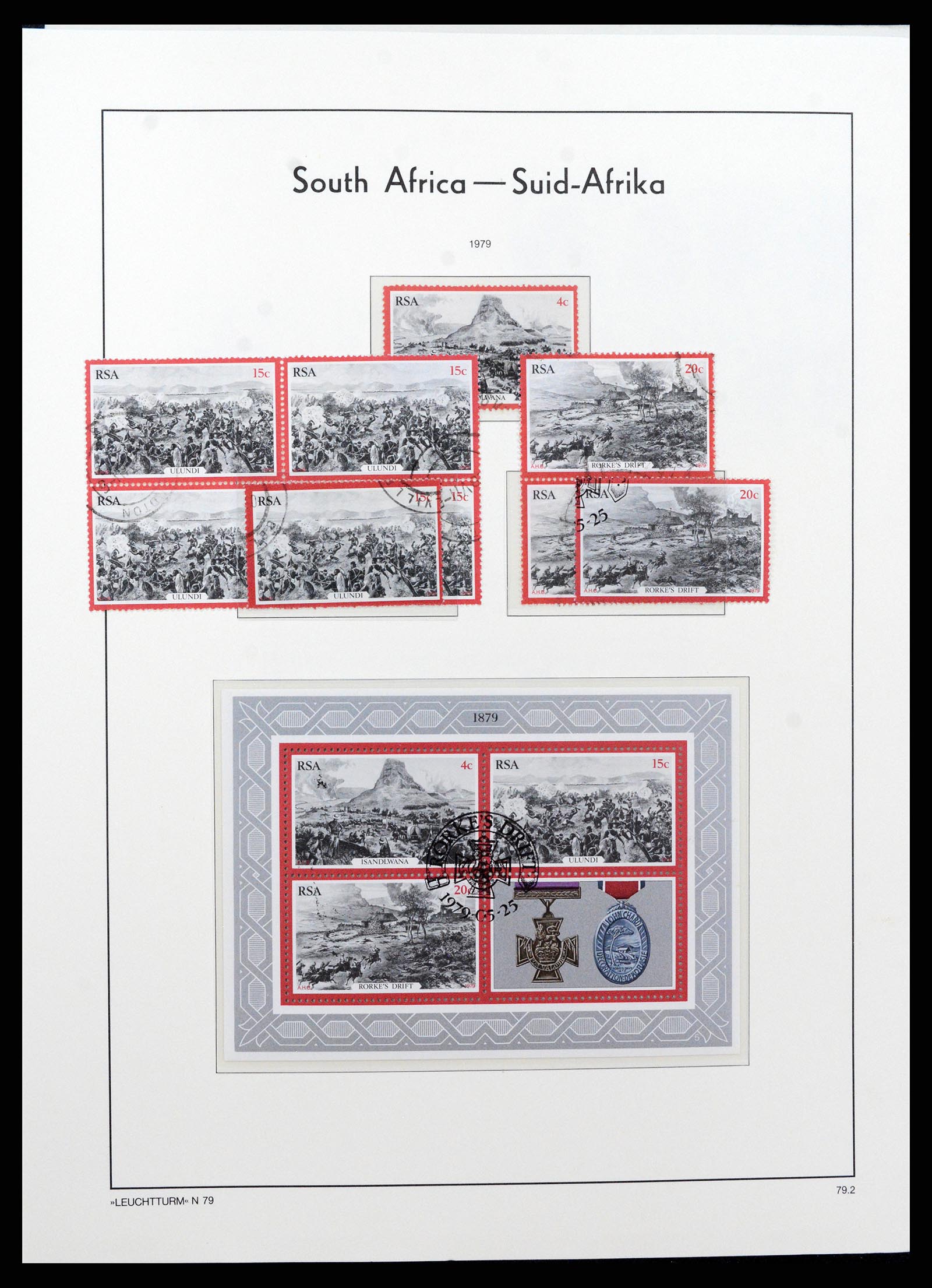 37622 066 - Postzegelverzameling 37622 Zuid Afrika 1910-1991.