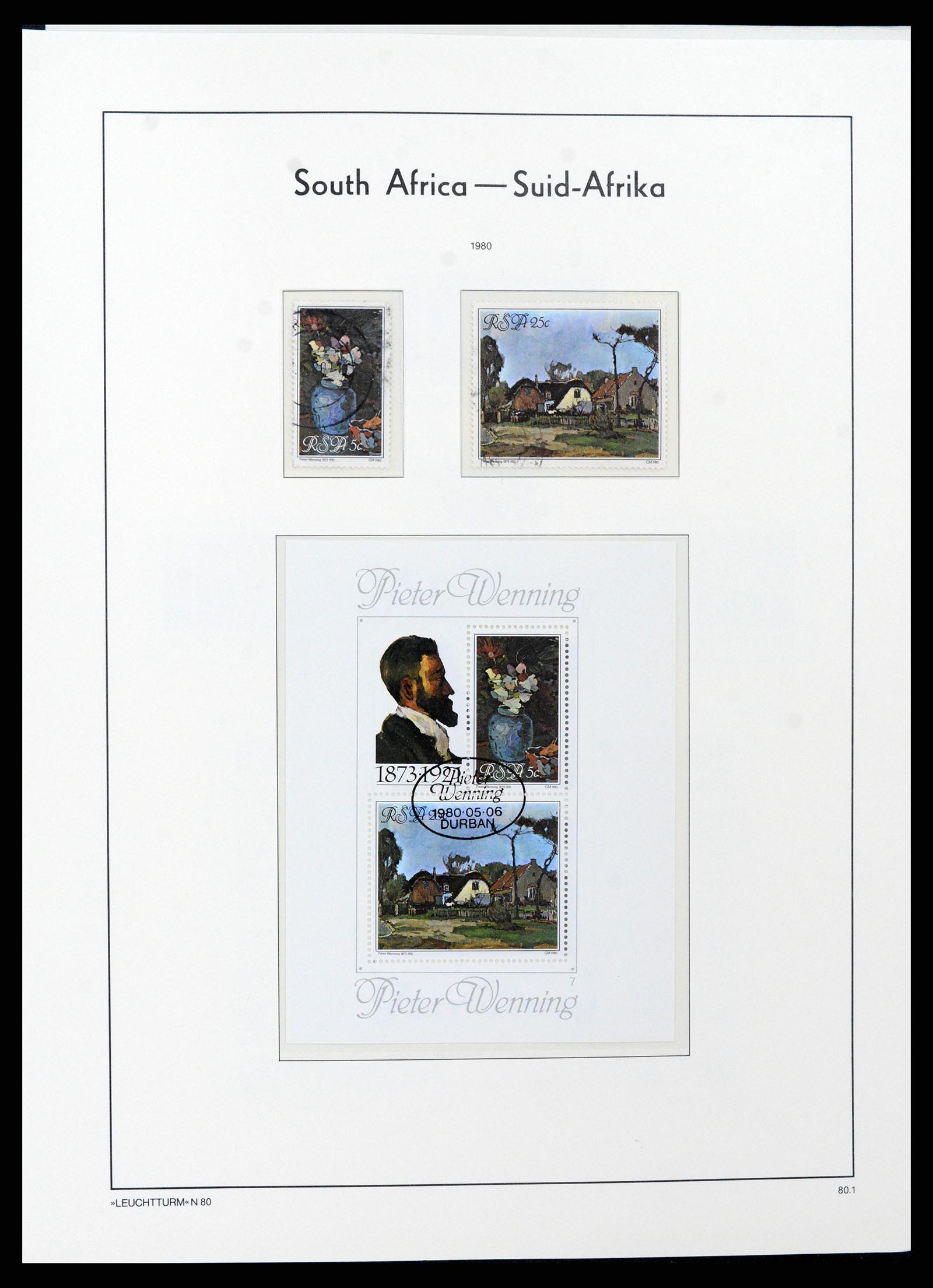 37622 068 - Postzegelverzameling 37622 Zuid Afrika 1910-1991.
