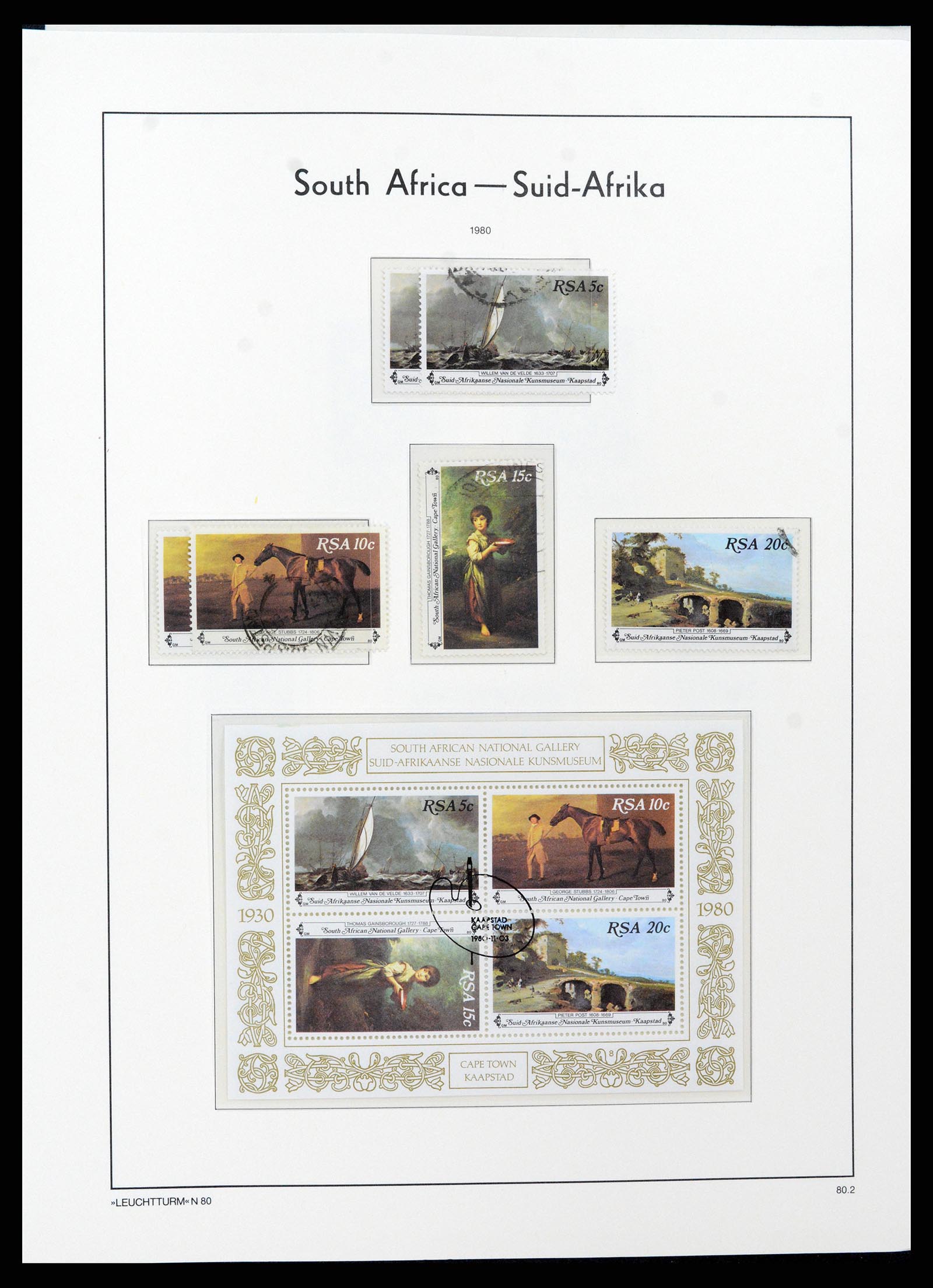 37622 069 - Postzegelverzameling 37622 Zuid Afrika 1910-1991.