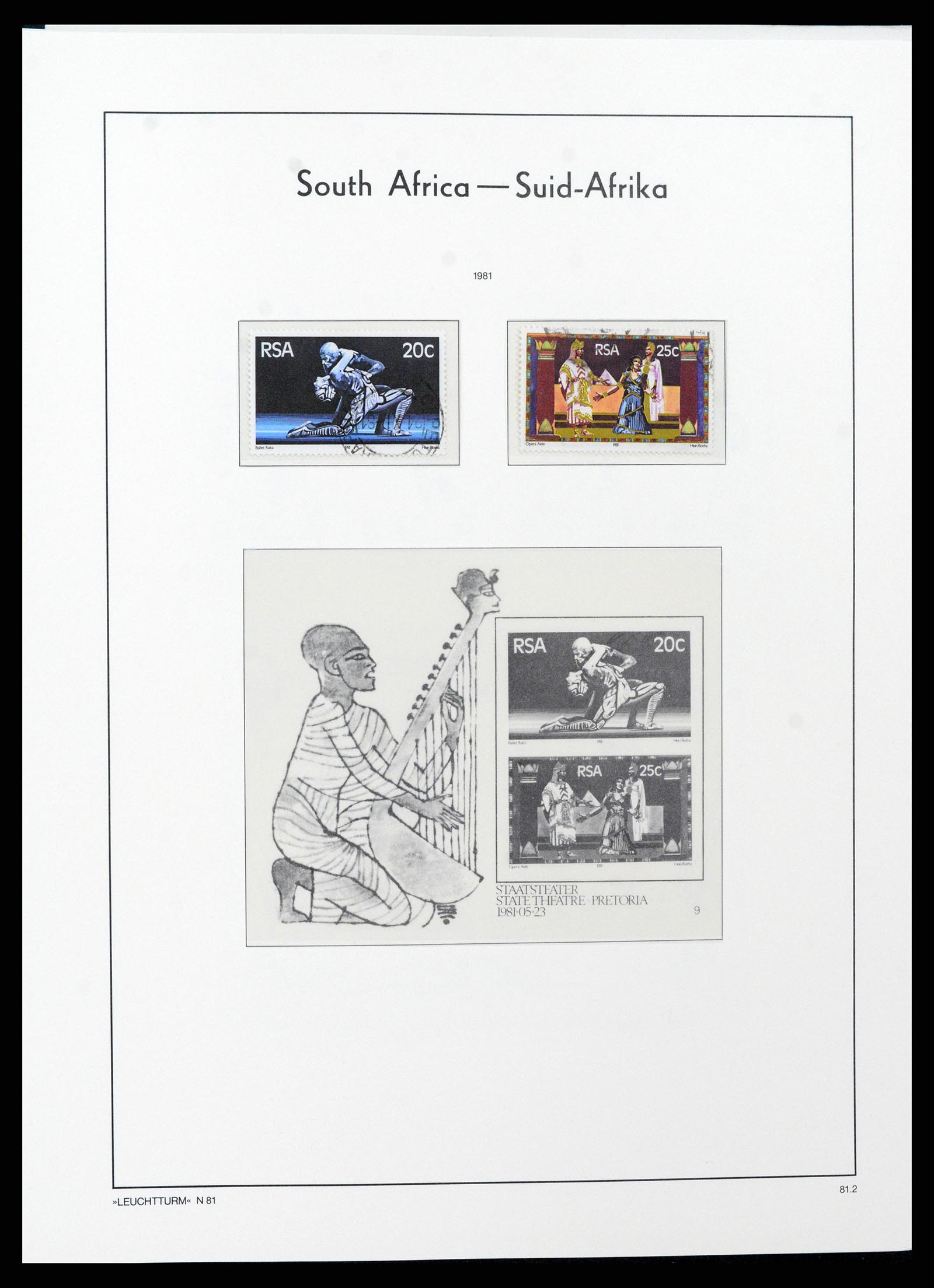 37622 072 - Postzegelverzameling 37622 Zuid Afrika 1910-1991.