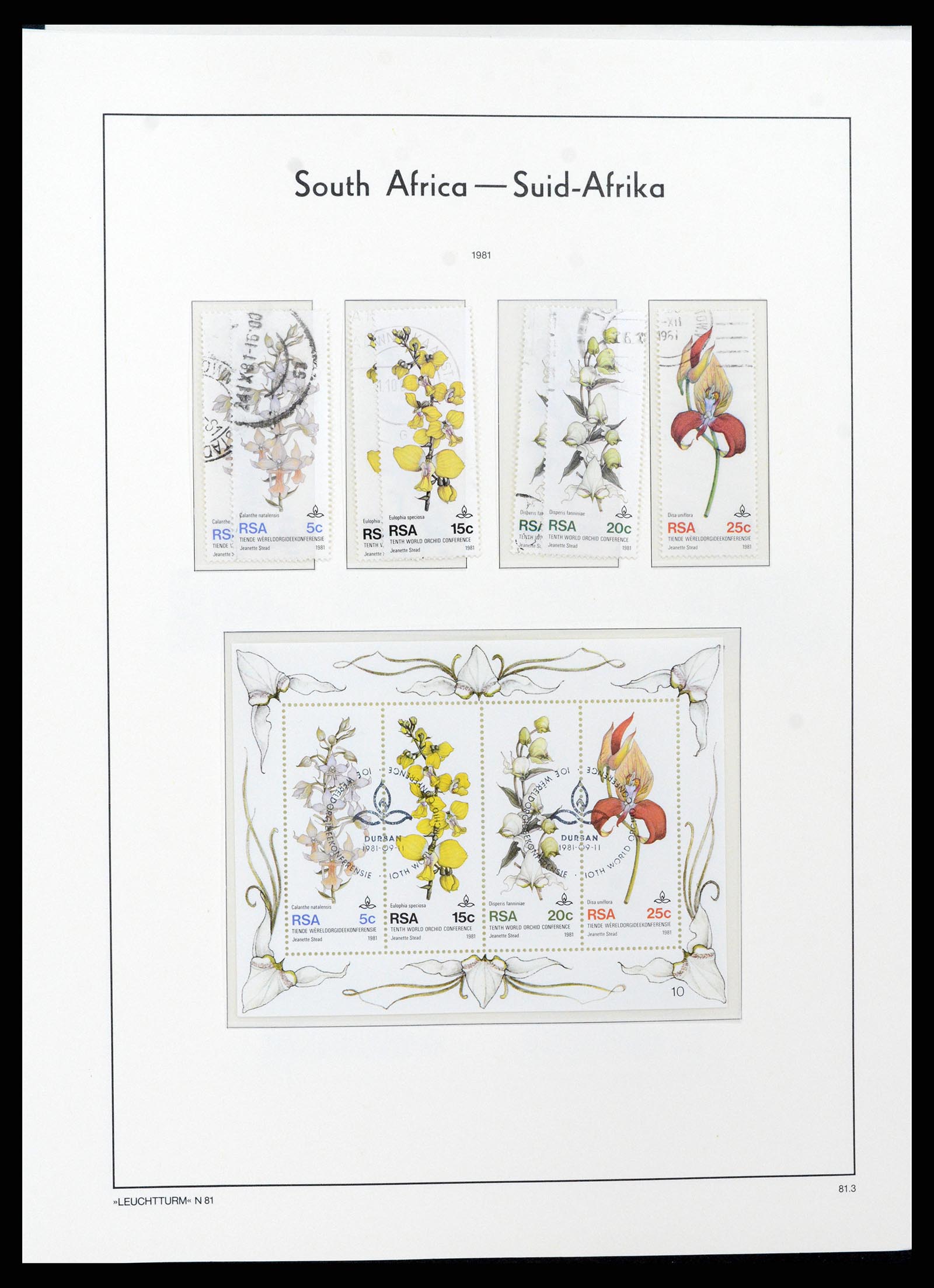 37622 073 - Postzegelverzameling 37622 Zuid Afrika 1910-1991.