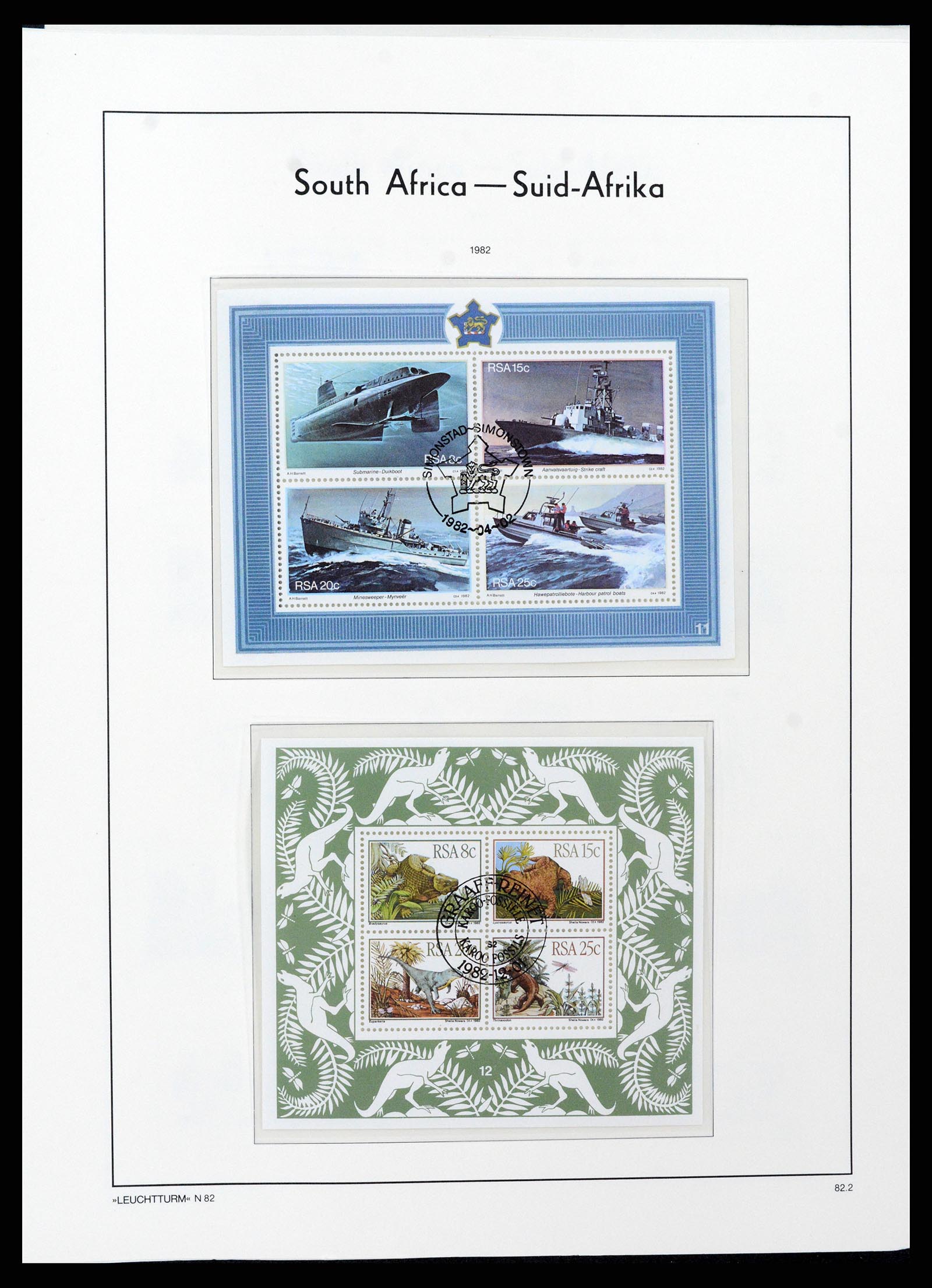37622 075 - Postzegelverzameling 37622 Zuid Afrika 1910-1991.