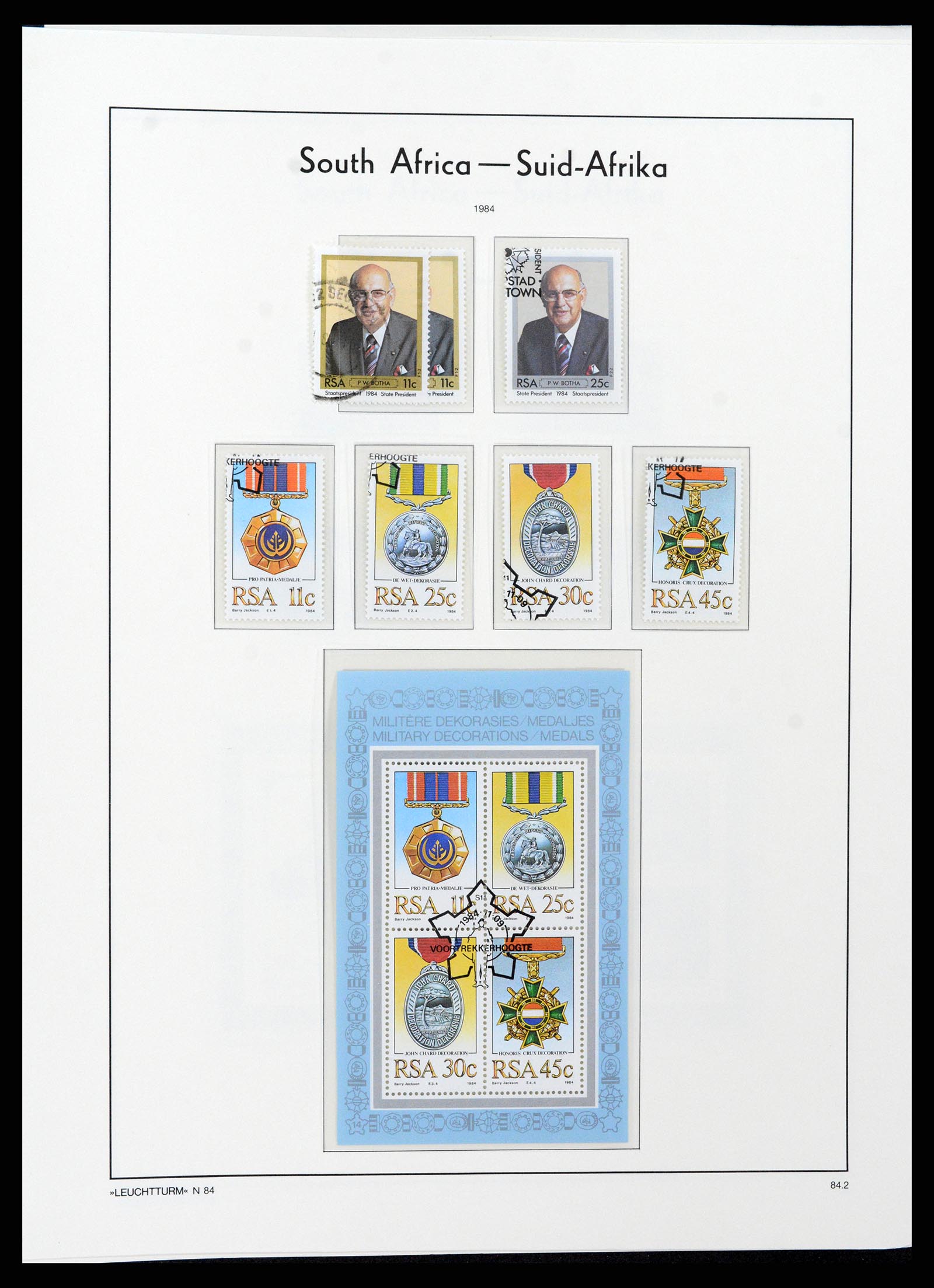 37622 083 - Postzegelverzameling 37622 Zuid Afrika 1910-1991.