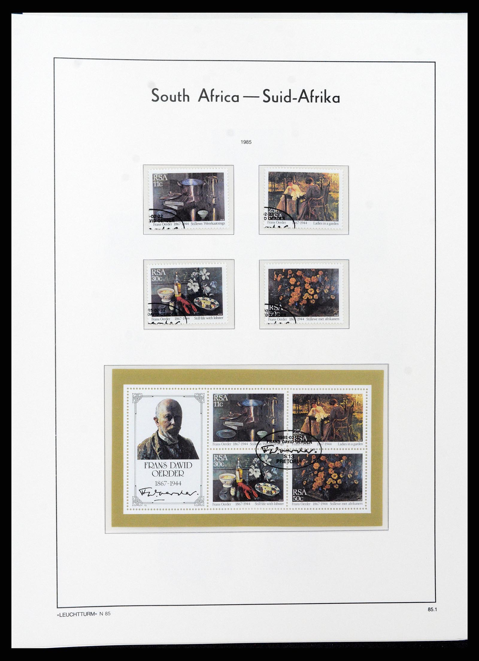 37622 084 - Postzegelverzameling 37622 Zuid Afrika 1910-1991.