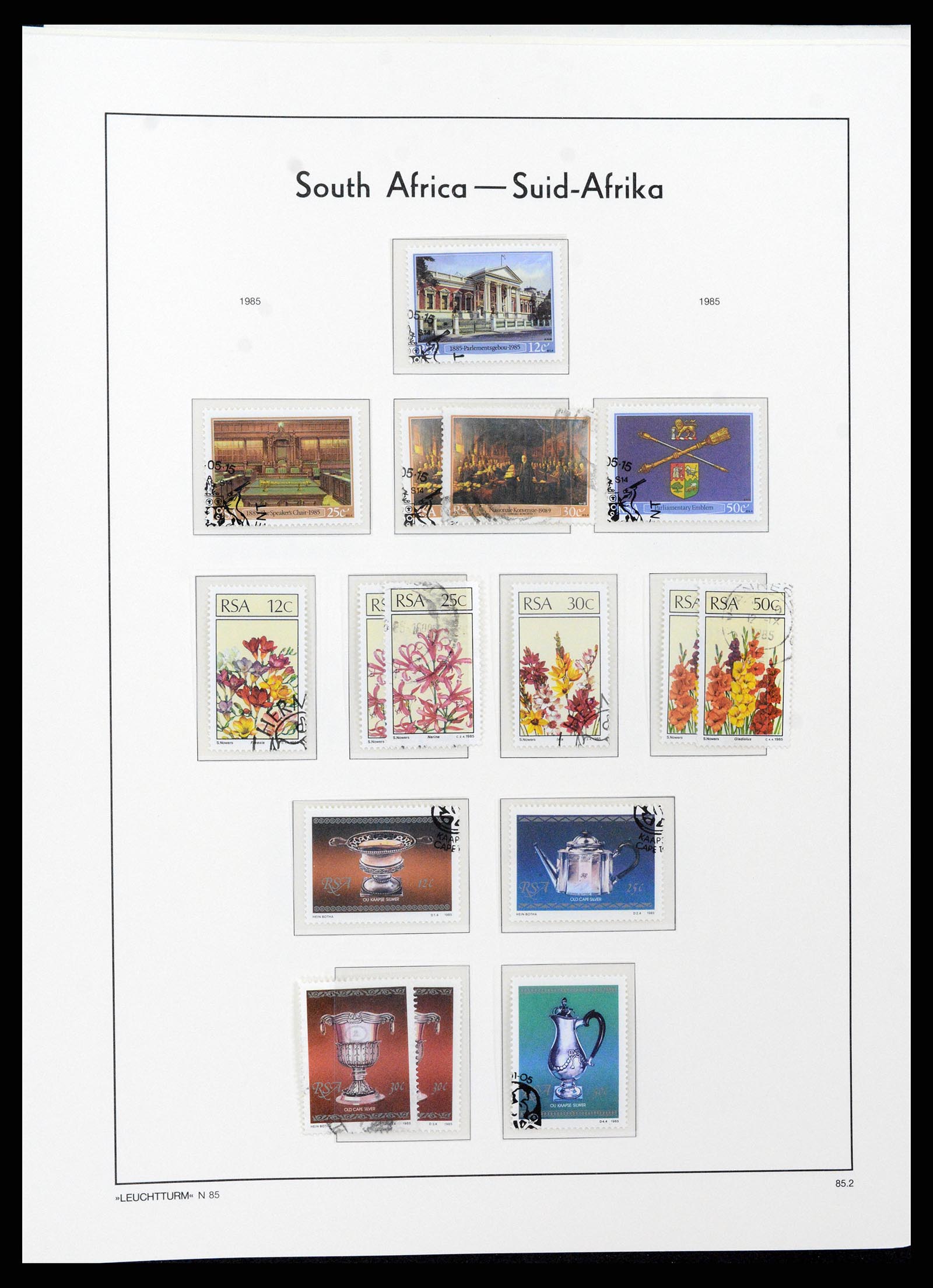 37622 085 - Postzegelverzameling 37622 Zuid Afrika 1910-1991.