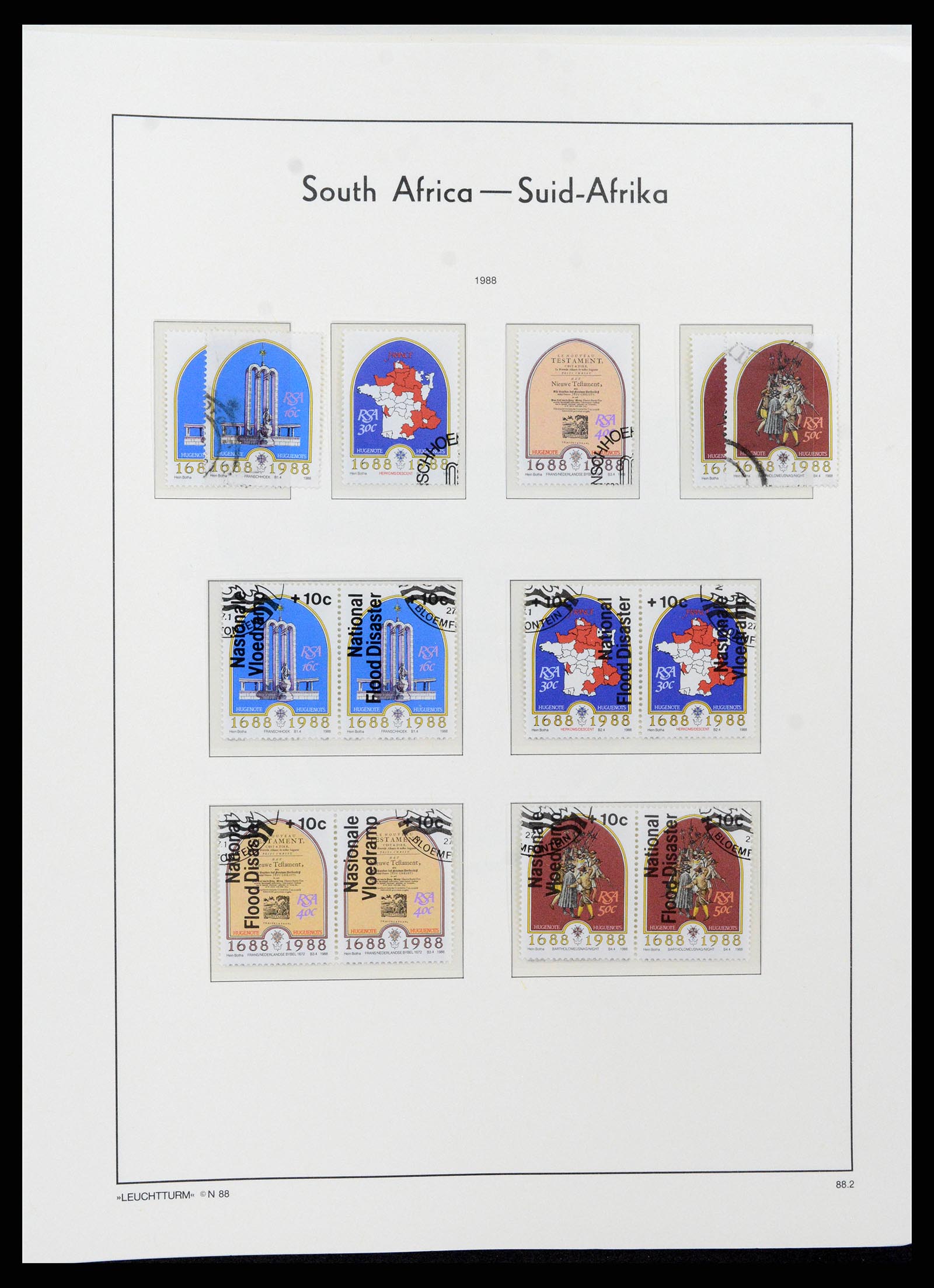 37622 091 - Postzegelverzameling 37622 Zuid Afrika 1910-1991.