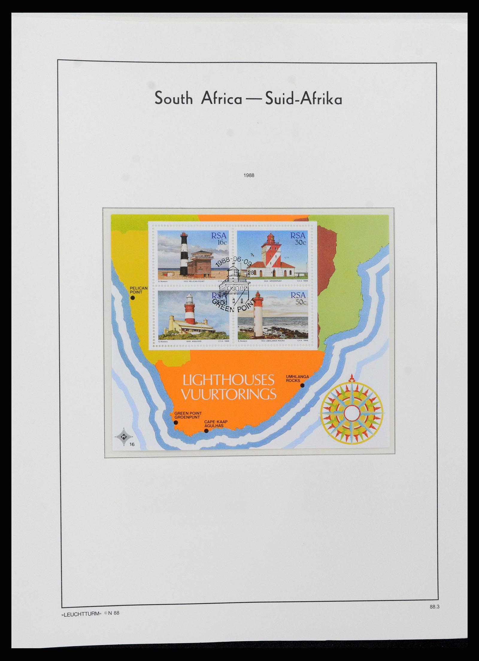 37622 092 - Postzegelverzameling 37622 Zuid Afrika 1910-1991.