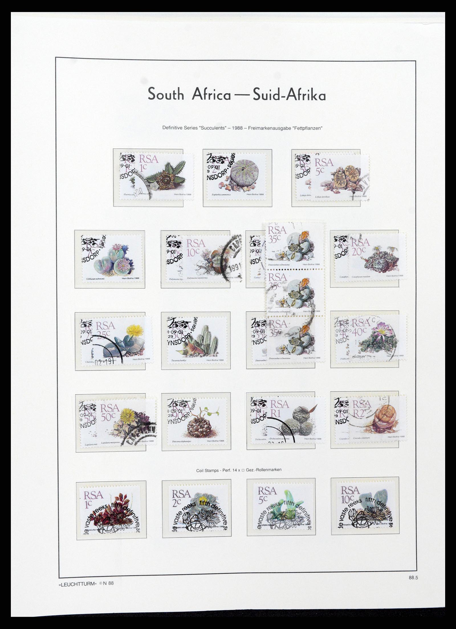 37622 094 - Postzegelverzameling 37622 Zuid Afrika 1910-1991.