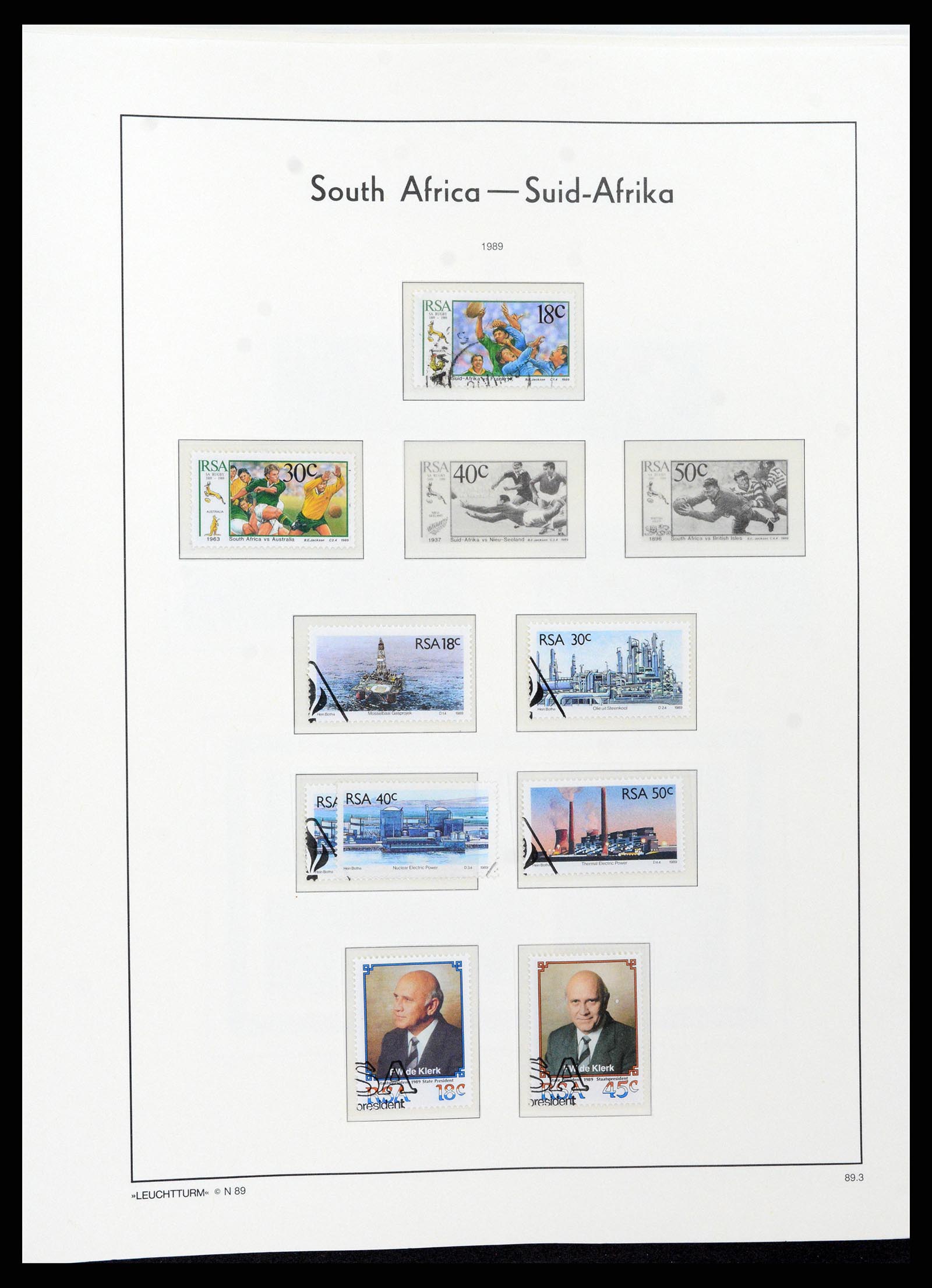 37622 097 - Postzegelverzameling 37622 Zuid Afrika 1910-1991.