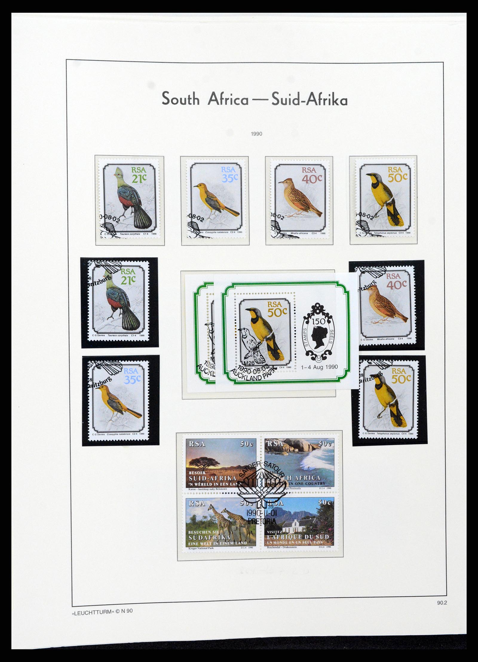 37622 099 - Postzegelverzameling 37622 Zuid Afrika 1910-1991.
