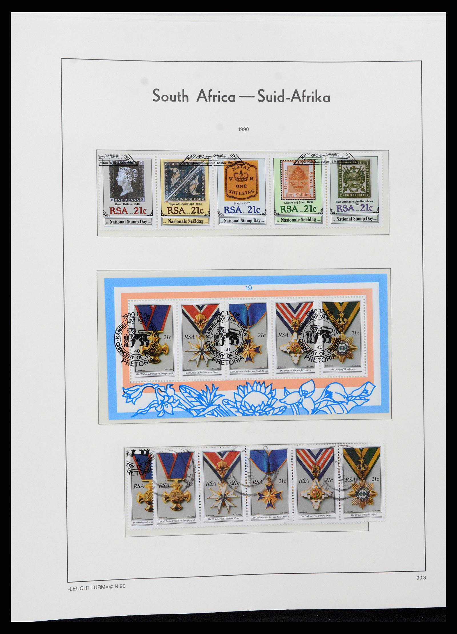 37622 100 - Stamp collection 37622 South Africa 1910-1991.