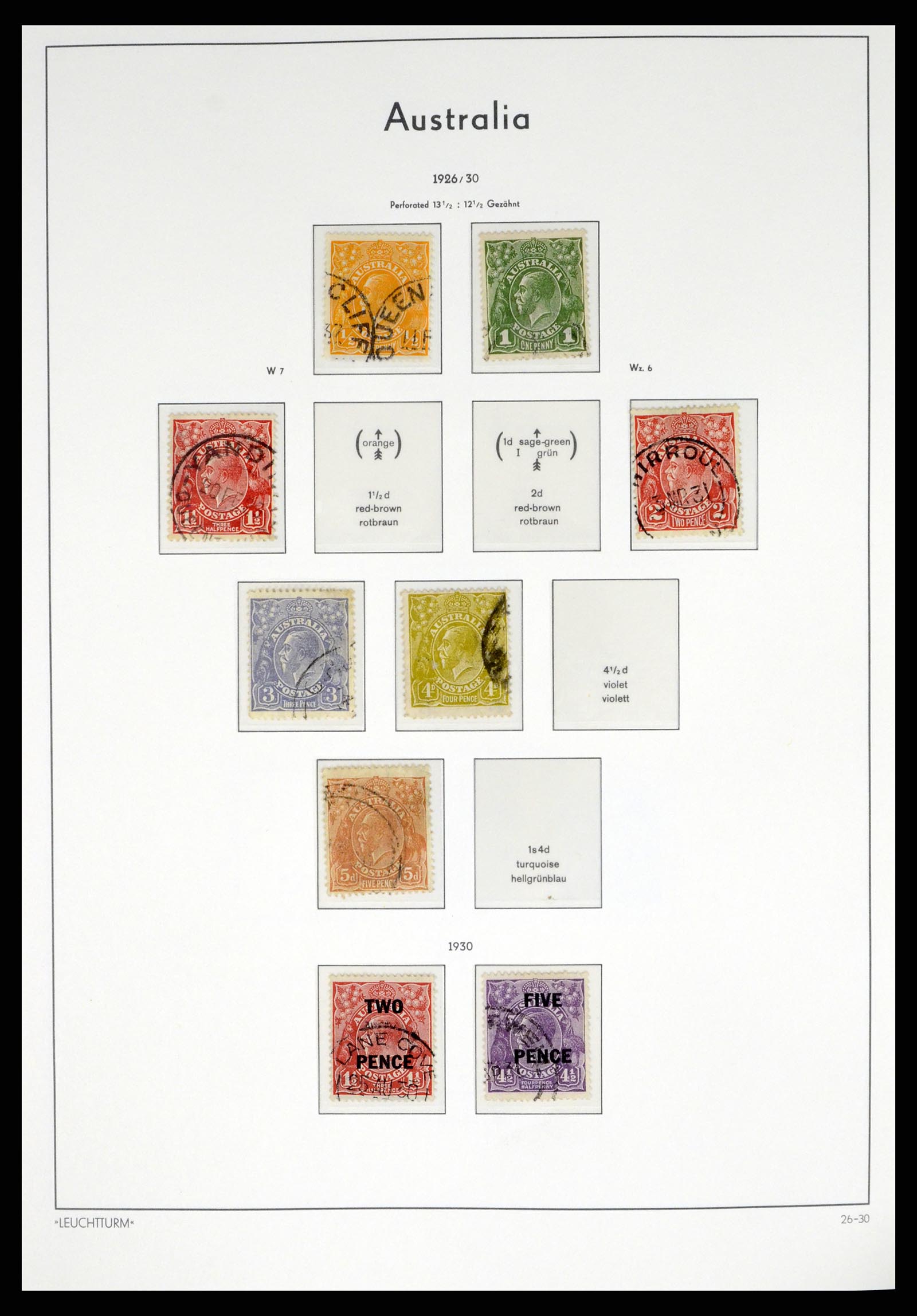 37623 009 - Postzegelverzameling 37623 Australië 1913-1995.