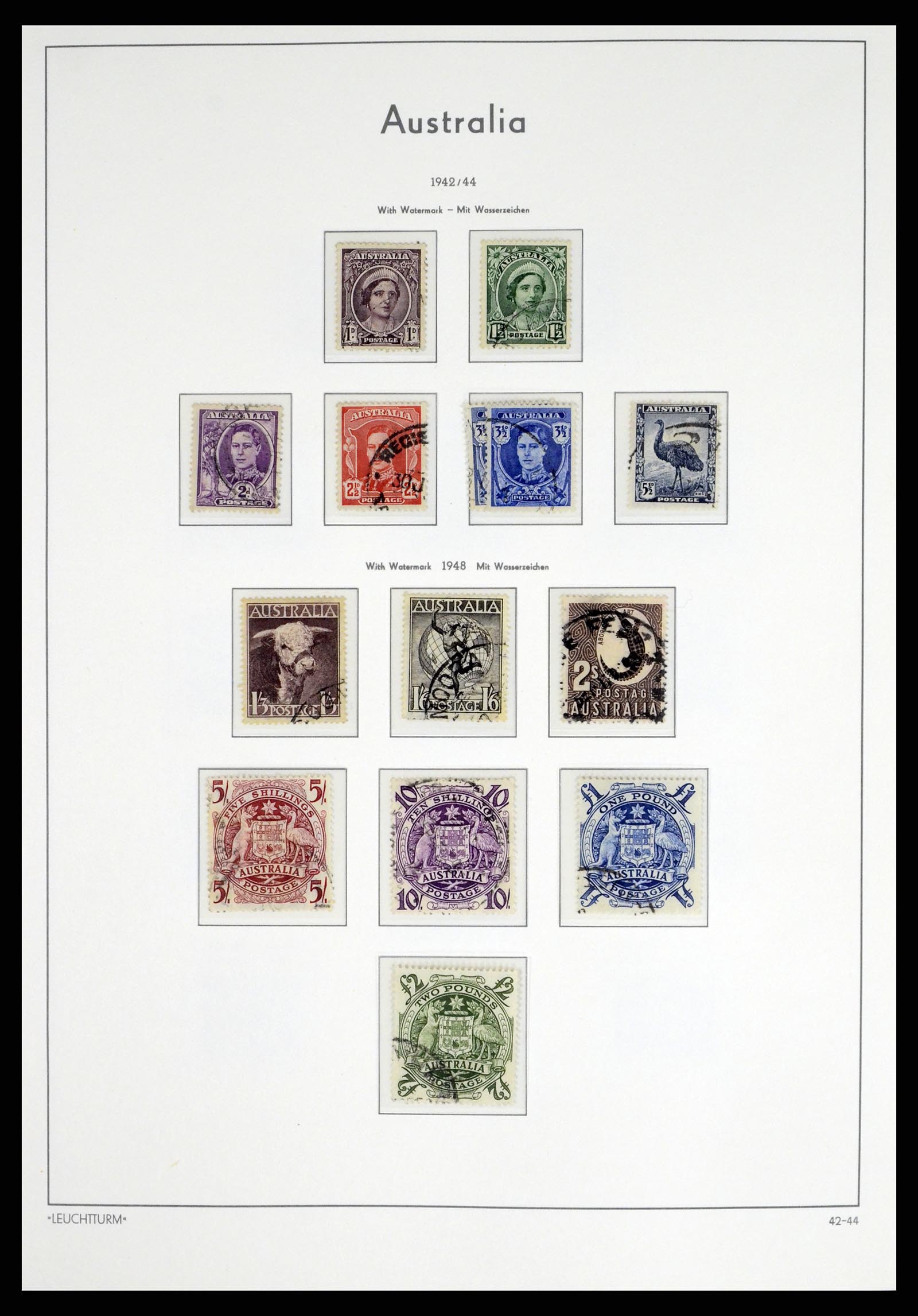37623 020 - Postzegelverzameling 37623 Australië 1913-1995.