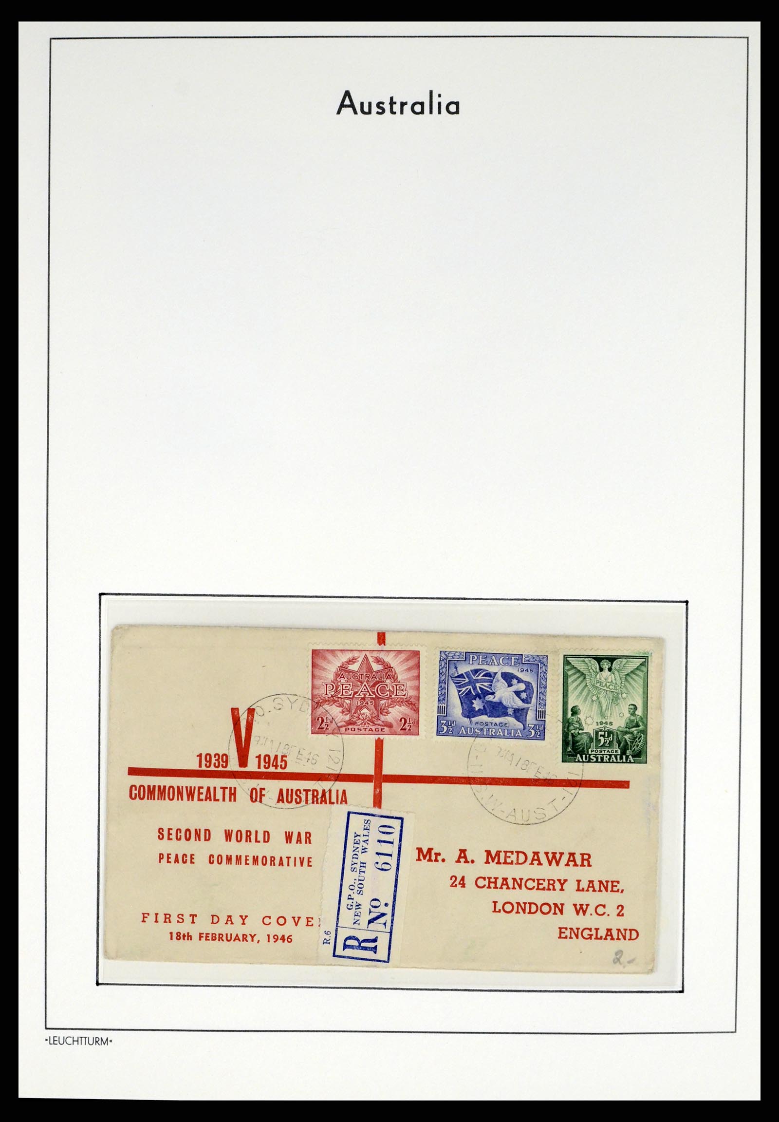 37623 022 - Postzegelverzameling 37623 Australië 1913-1995.