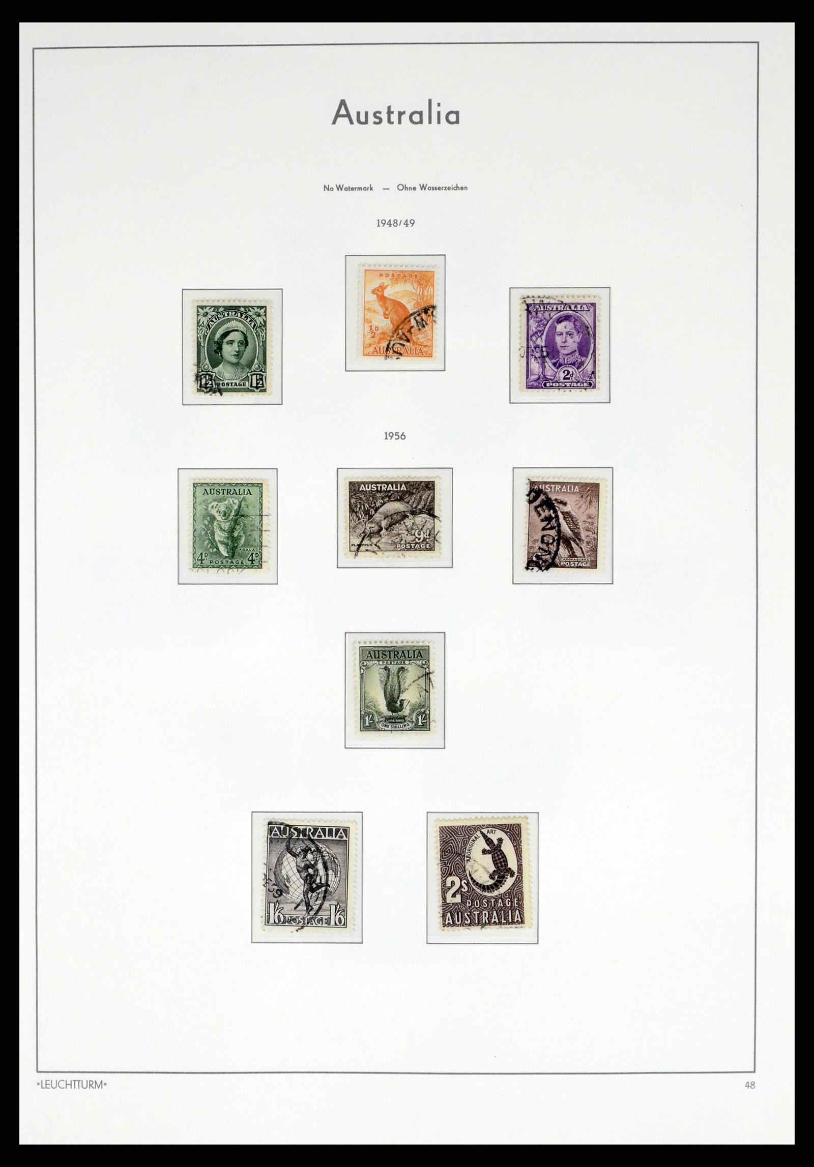 37623 024 - Postzegelverzameling 37623 Australië 1913-1995.