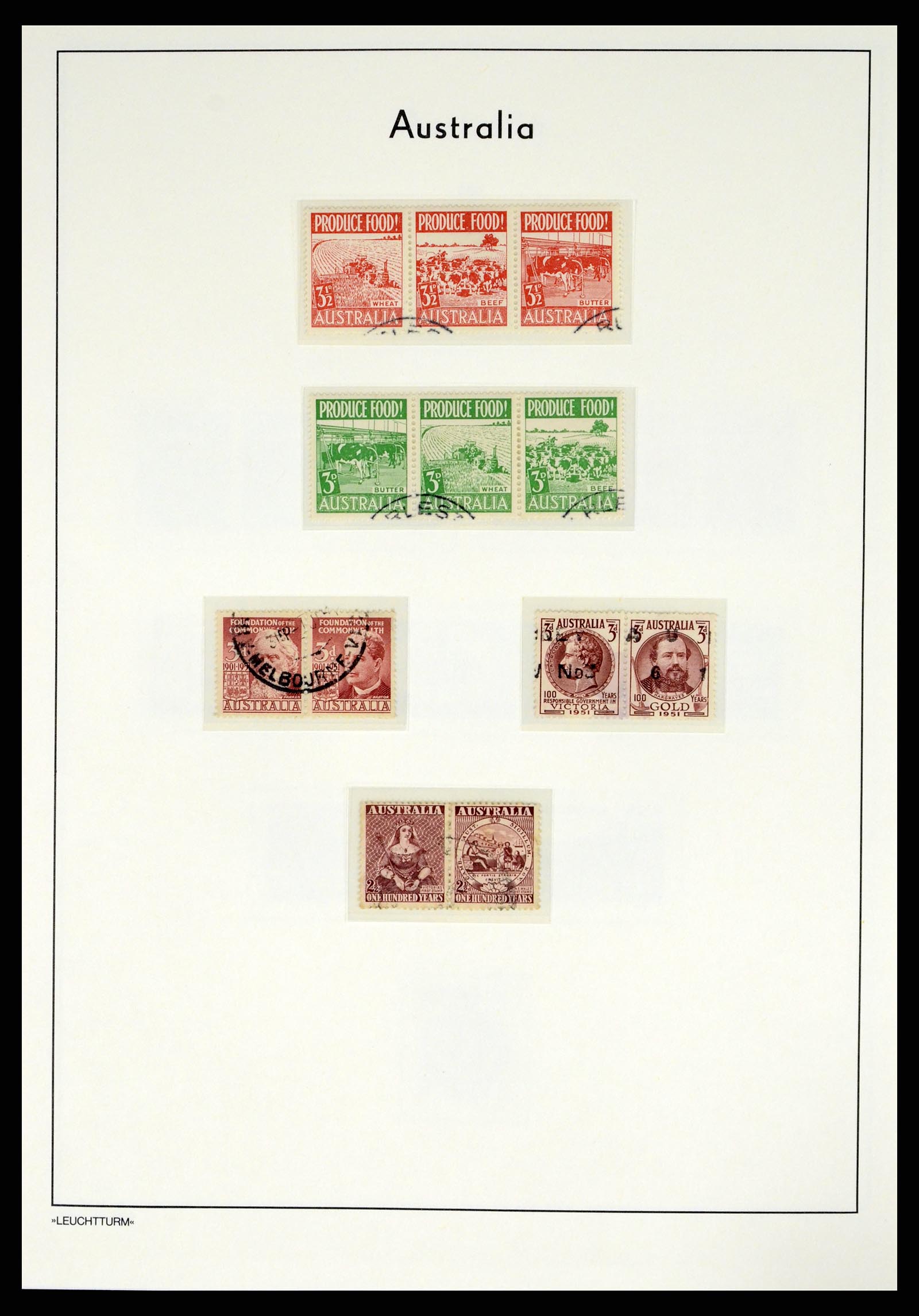 37623 027 - Postzegelverzameling 37623 Australië 1913-1995.