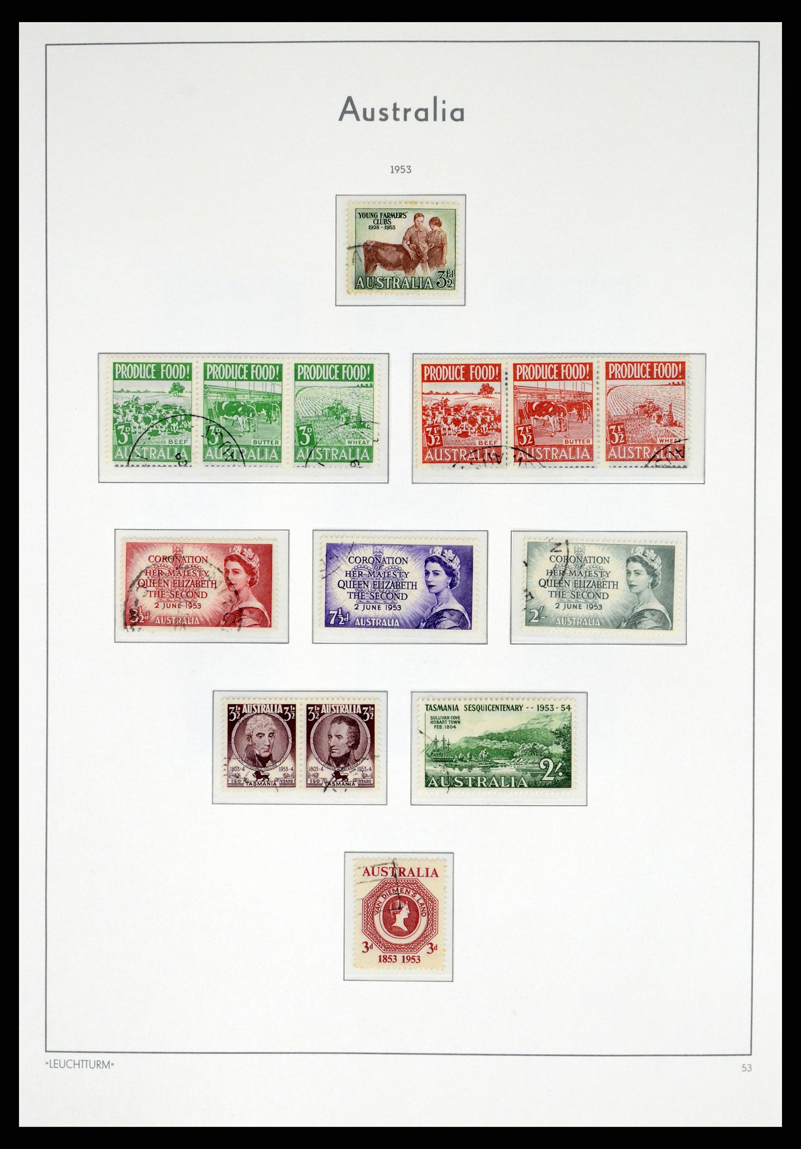 37623 028 - Postzegelverzameling 37623 Australië 1913-1995.