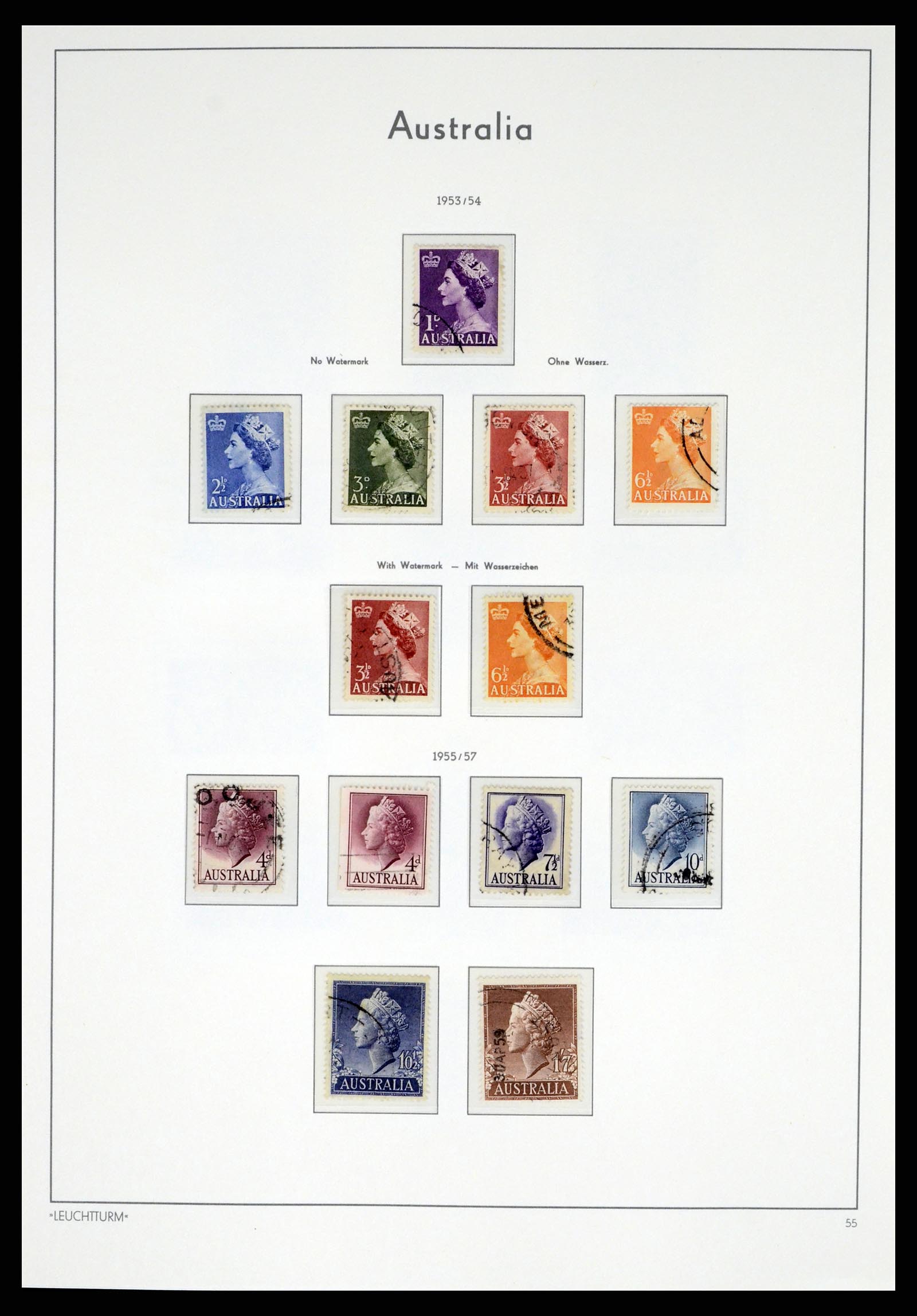 37623 031 - Postzegelverzameling 37623 Australië 1913-1995.