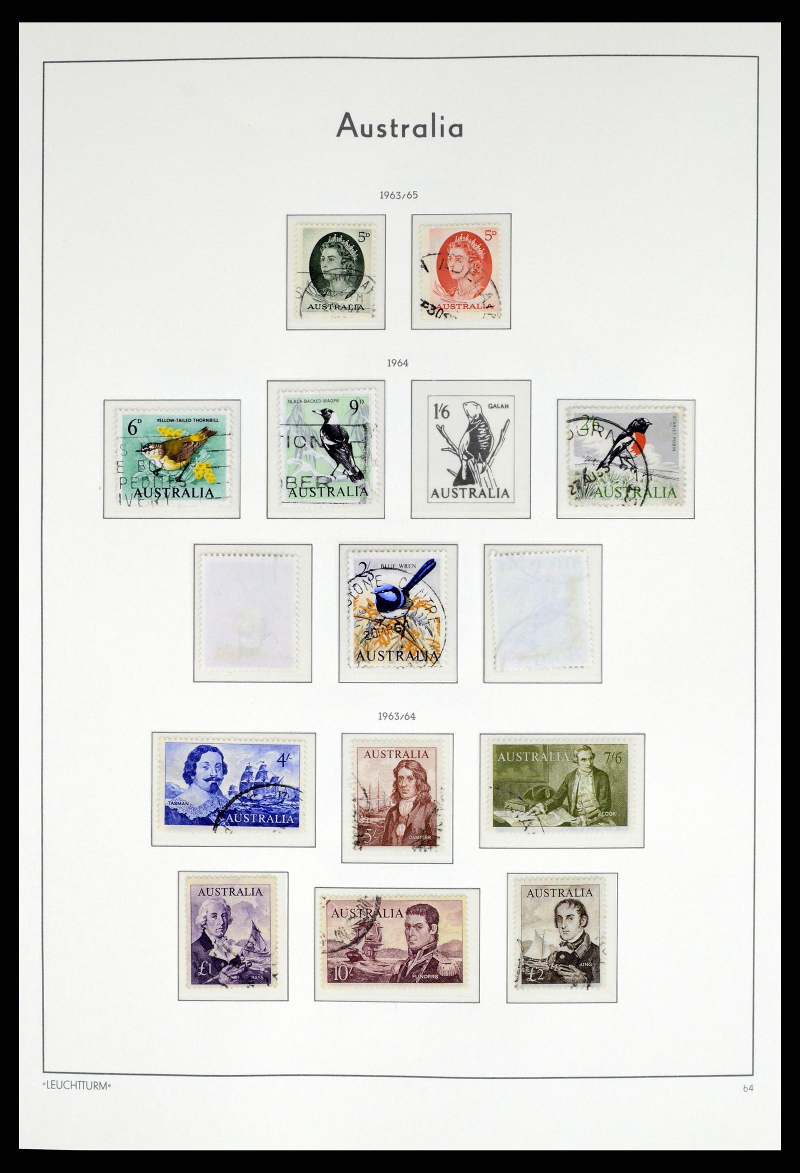 37623 038 - Postzegelverzameling 37623 Australië 1913-1995.