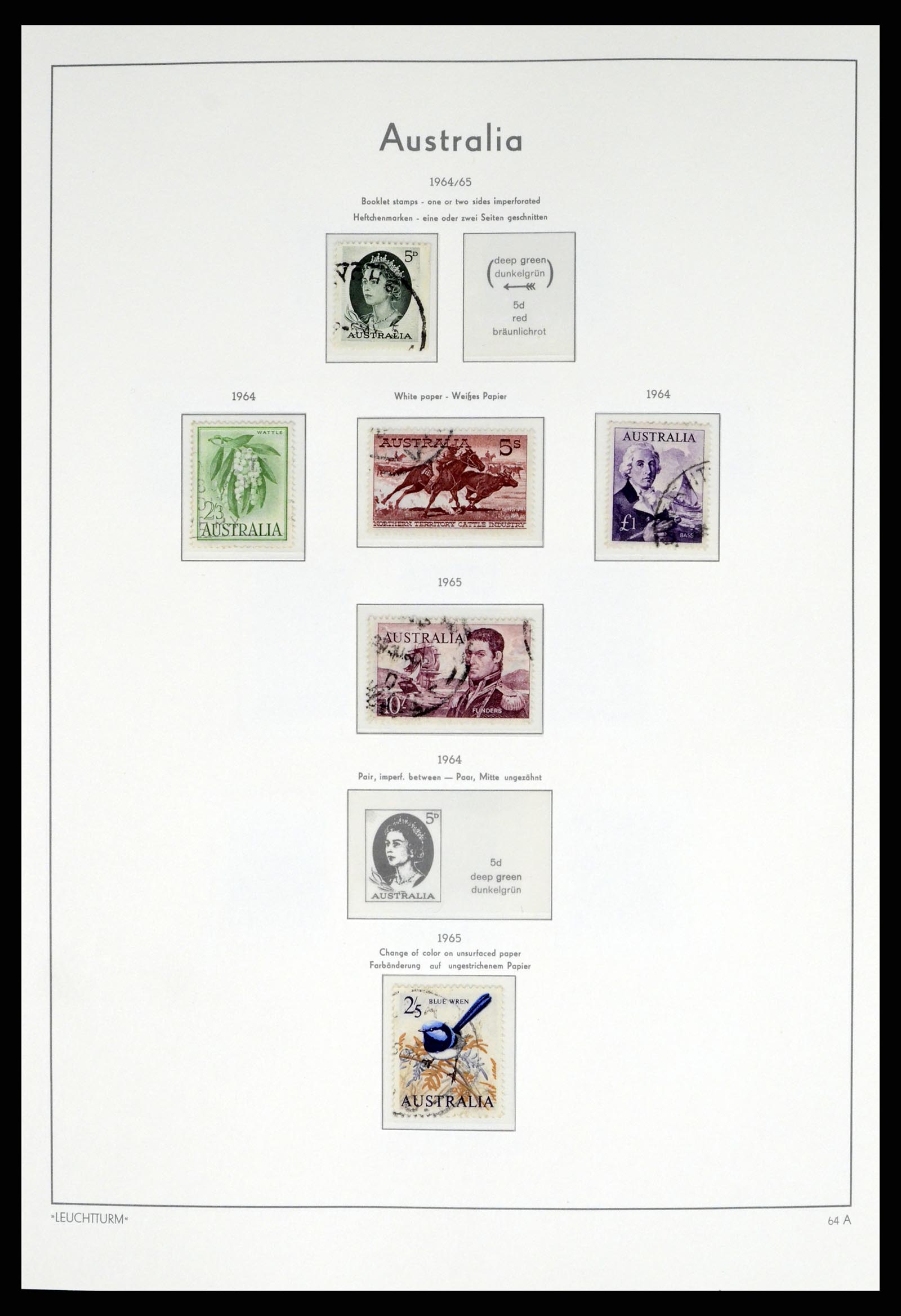 37623 039 - Postzegelverzameling 37623 Australië 1913-1995.