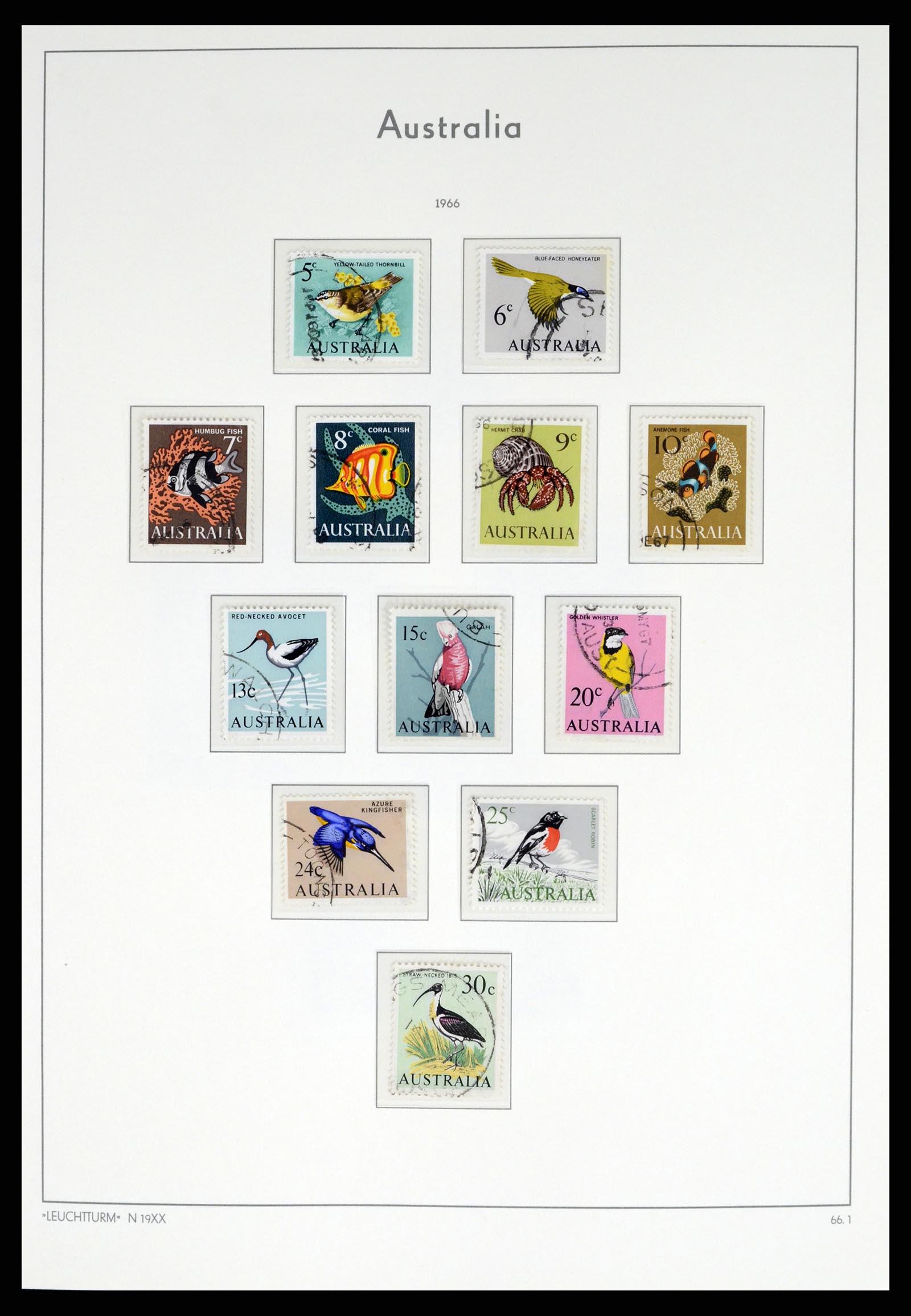 37623 042 - Postzegelverzameling 37623 Australië 1913-1995.